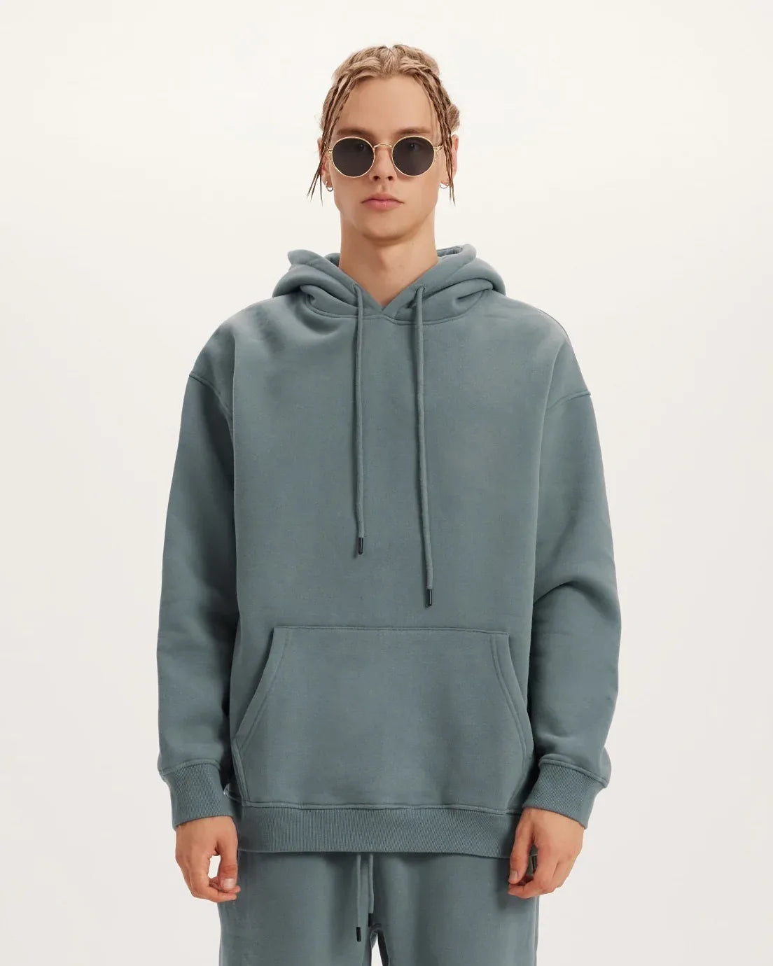 Oversized Fleece Pullover Hoodie