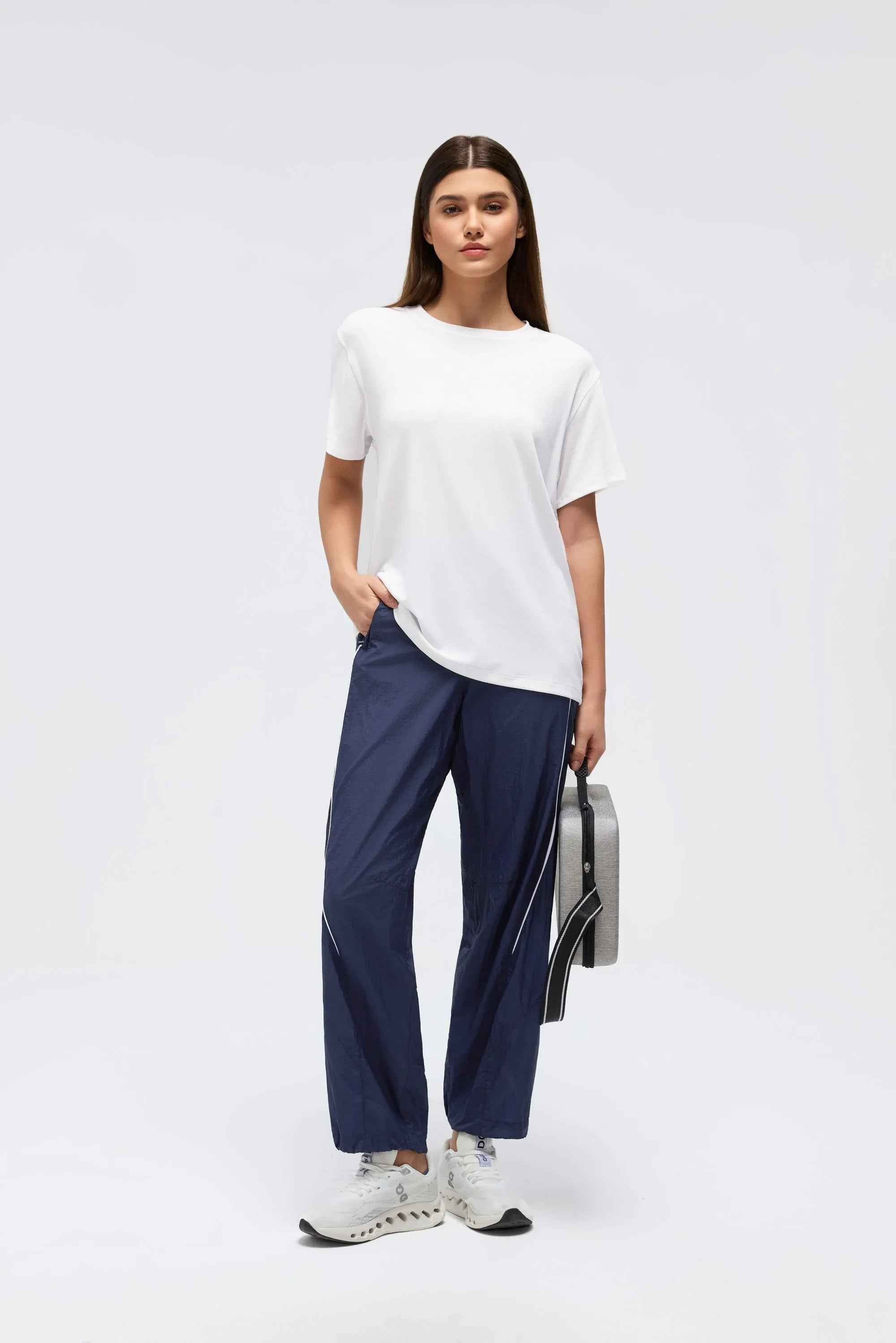 Breathable Solid Color Workout Tee
