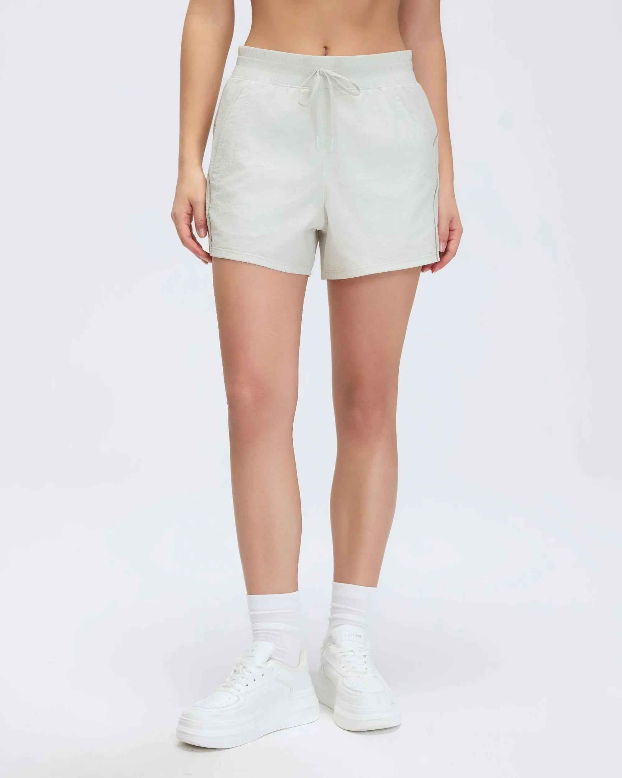 High-Waist Quick-Dry Training Shorts