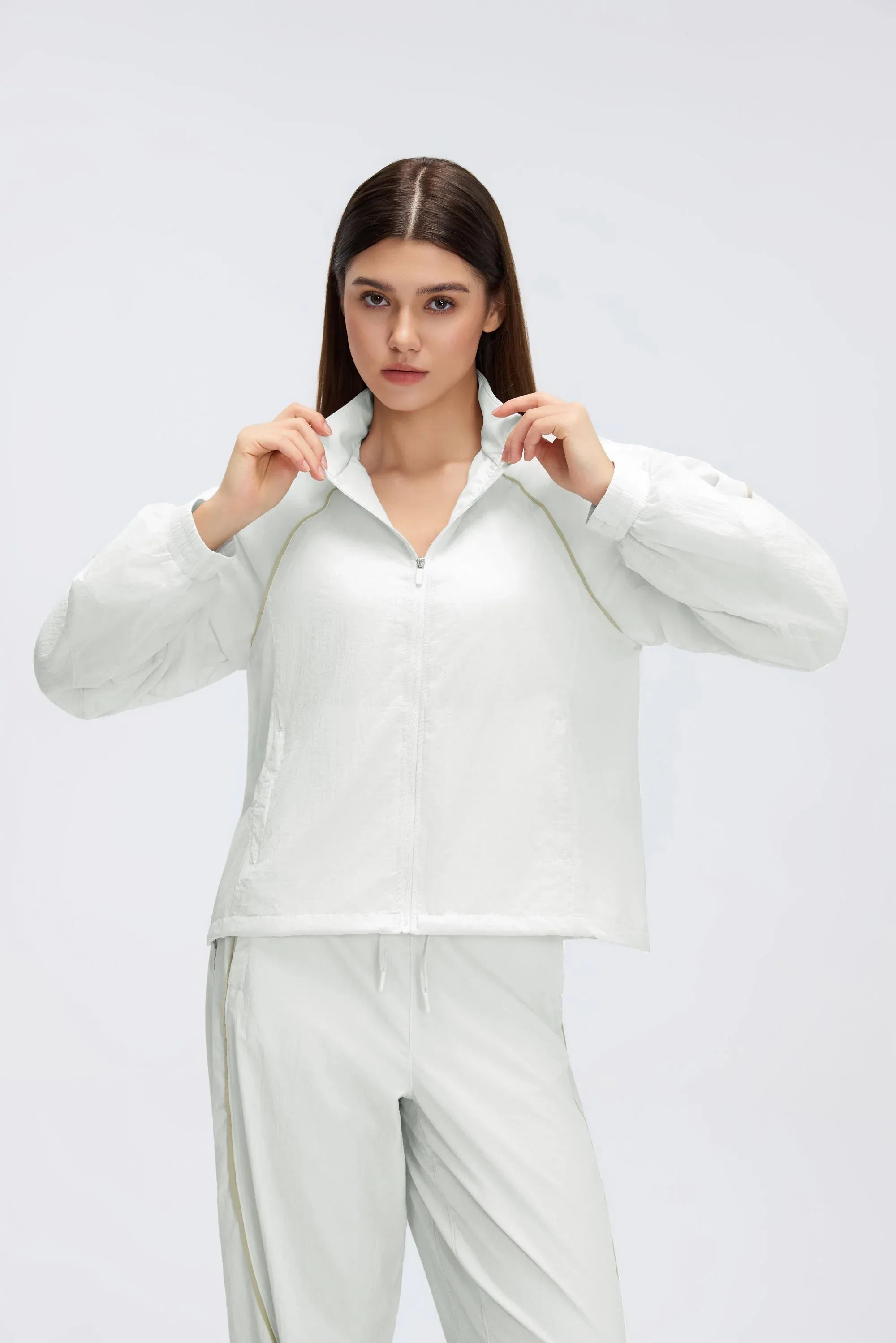 Windproof Stand-Collar Cycling Jacket