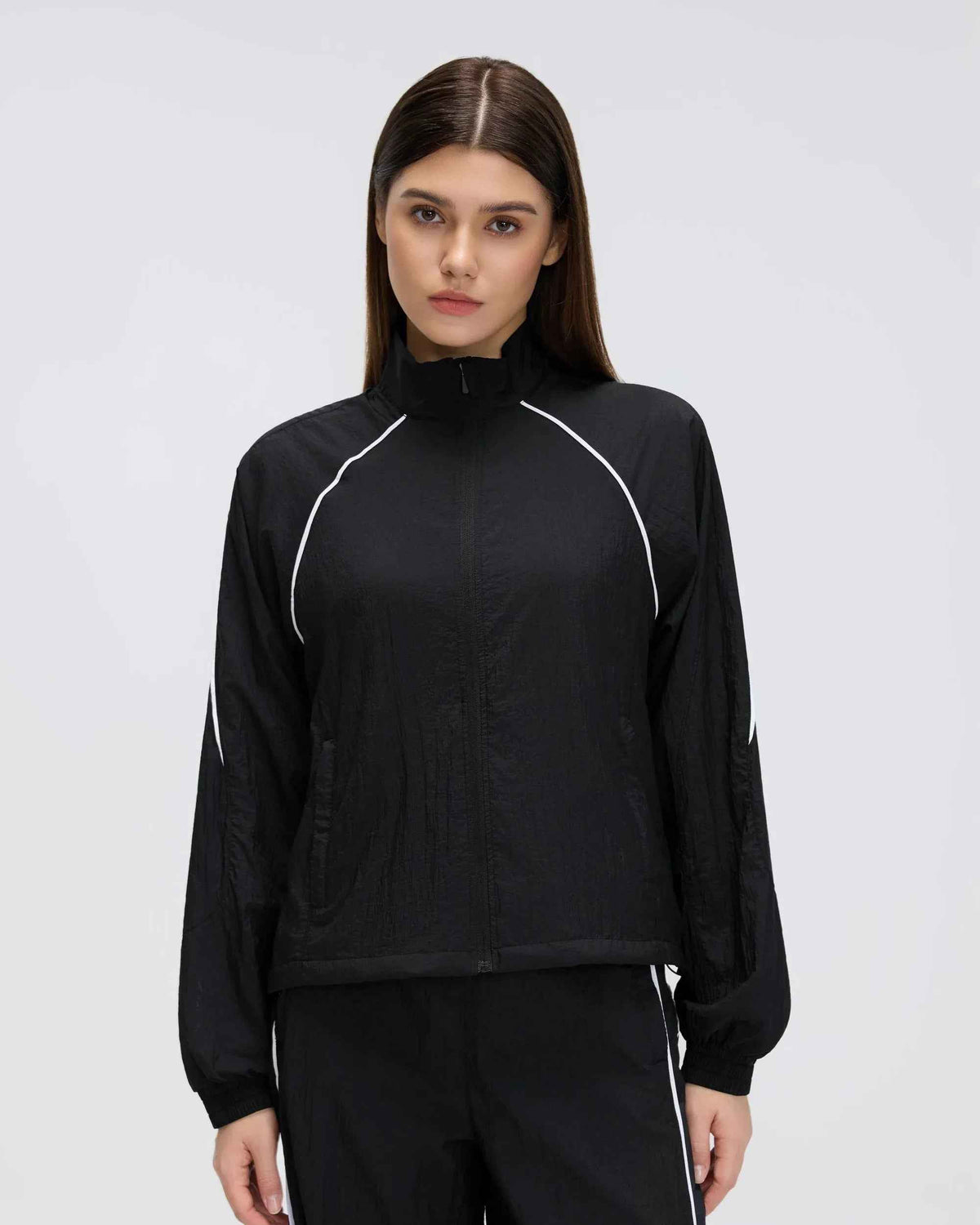 Windproof Stand-Collar Cycling Jacket