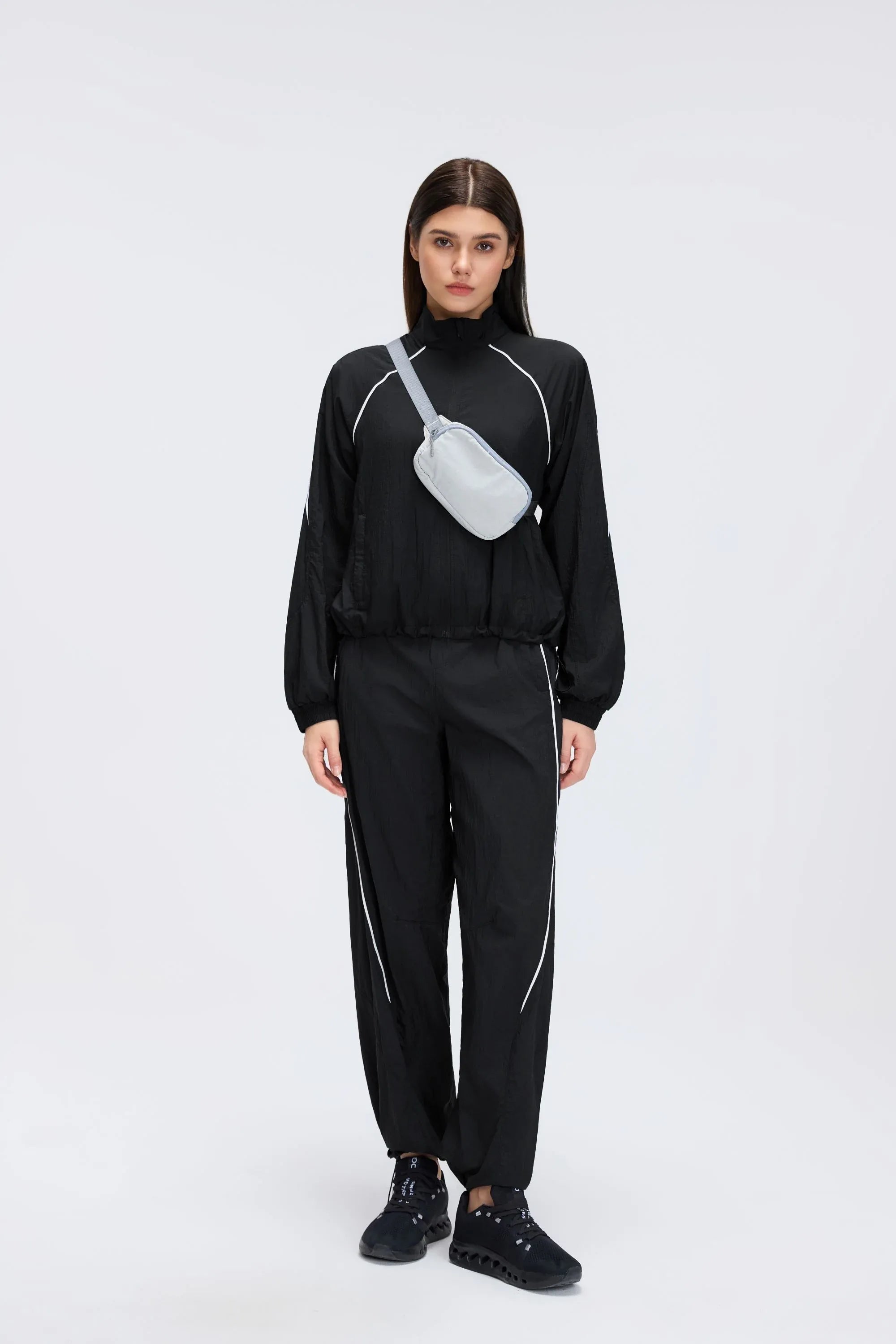 Windproof Stand-Collar Cycling Jacket