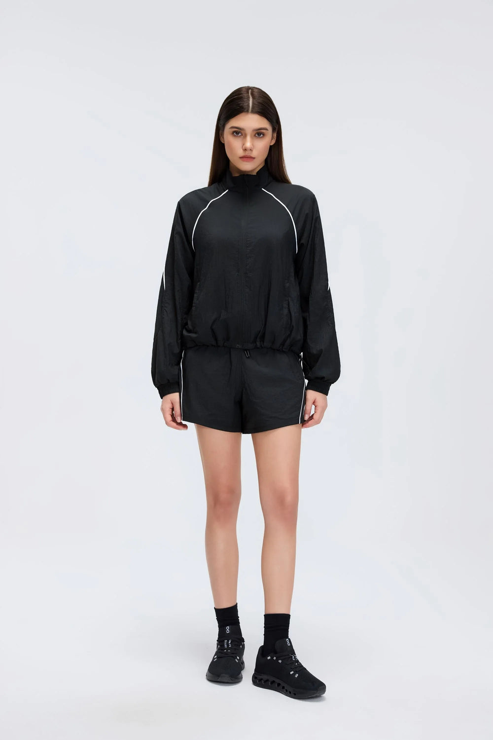 High-Waist Quick-Dry Training Shorts