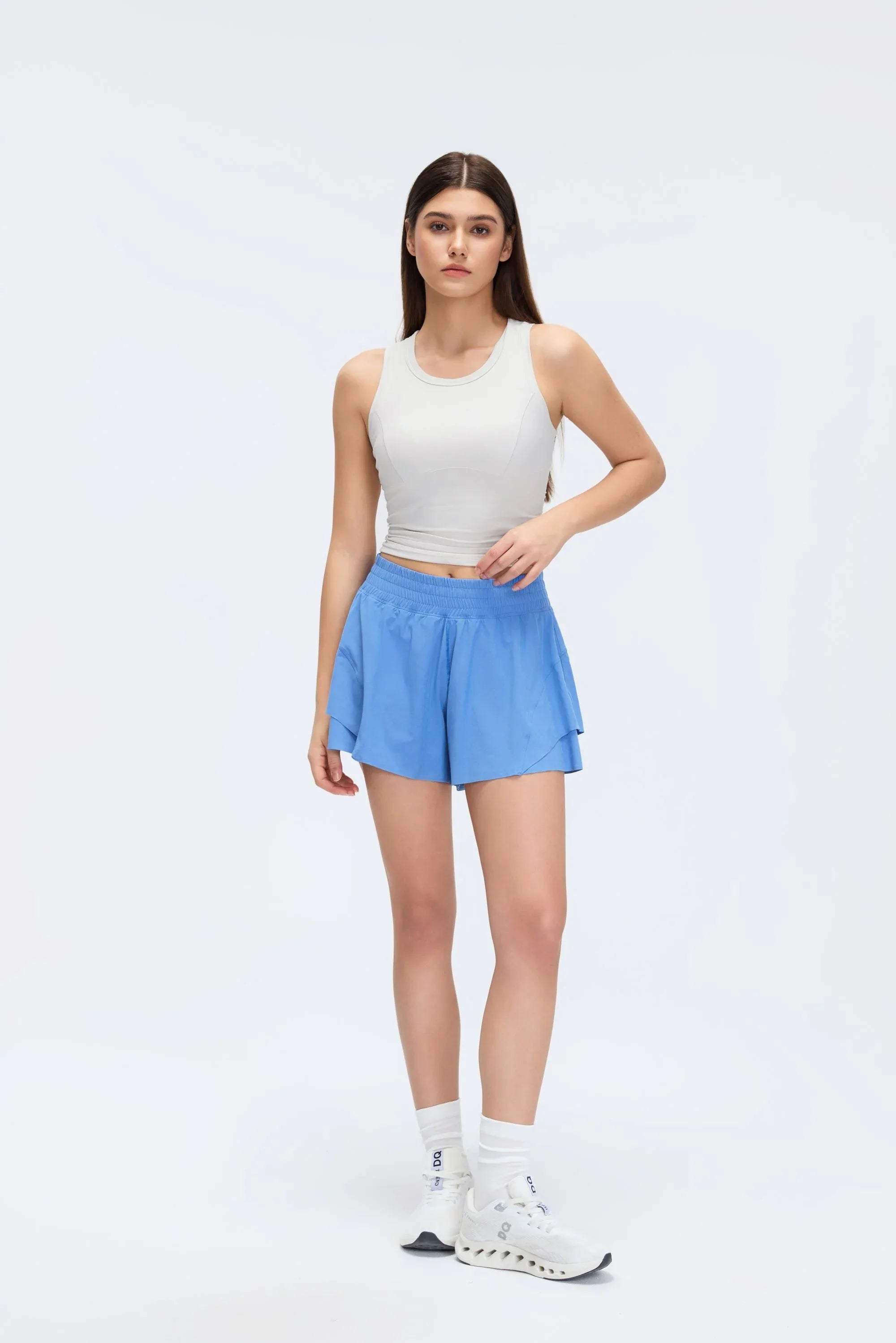 Sleeveless Built-in Bra Training Tank