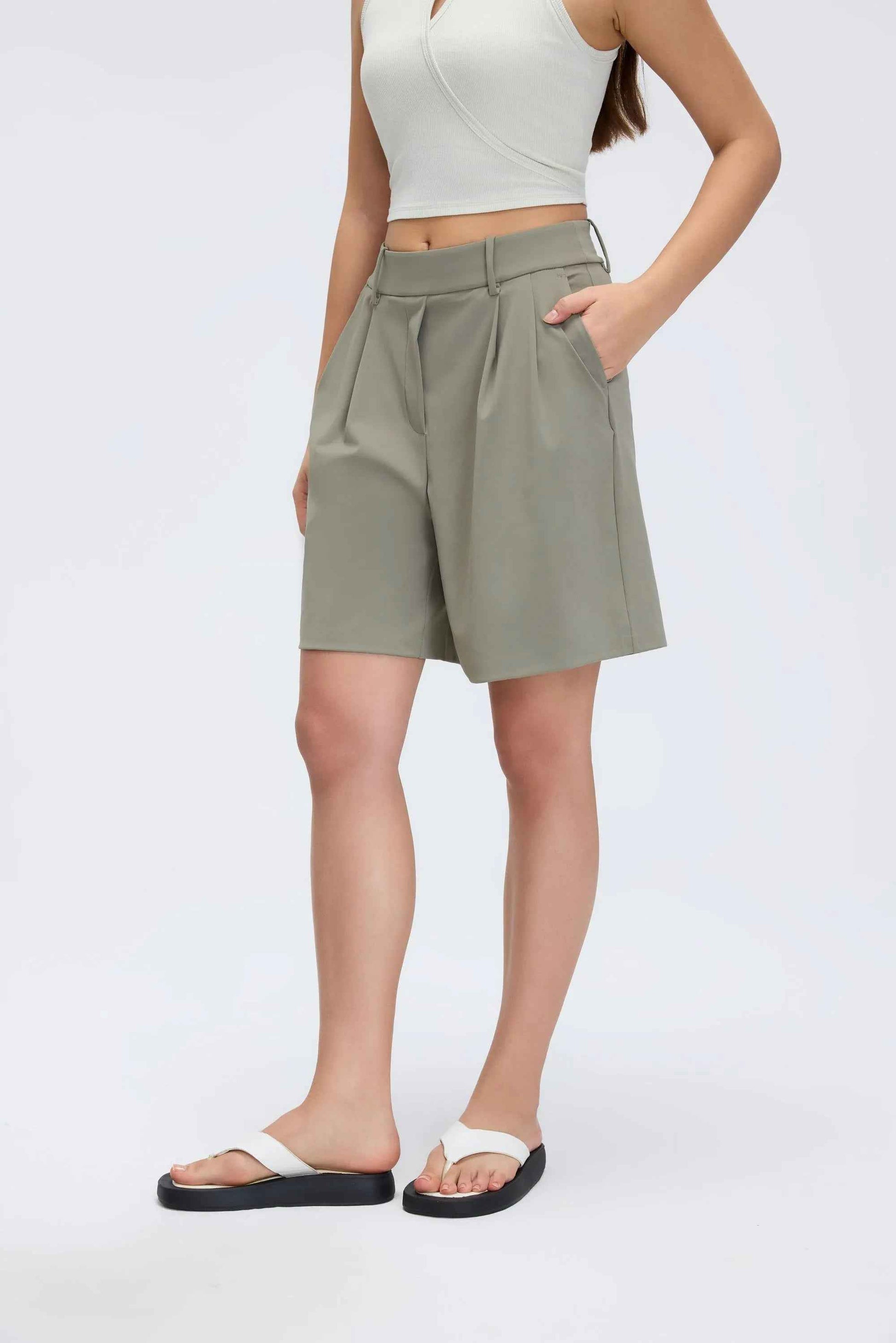 High-Waist Relaxed 5-Inch Sweat Shorts