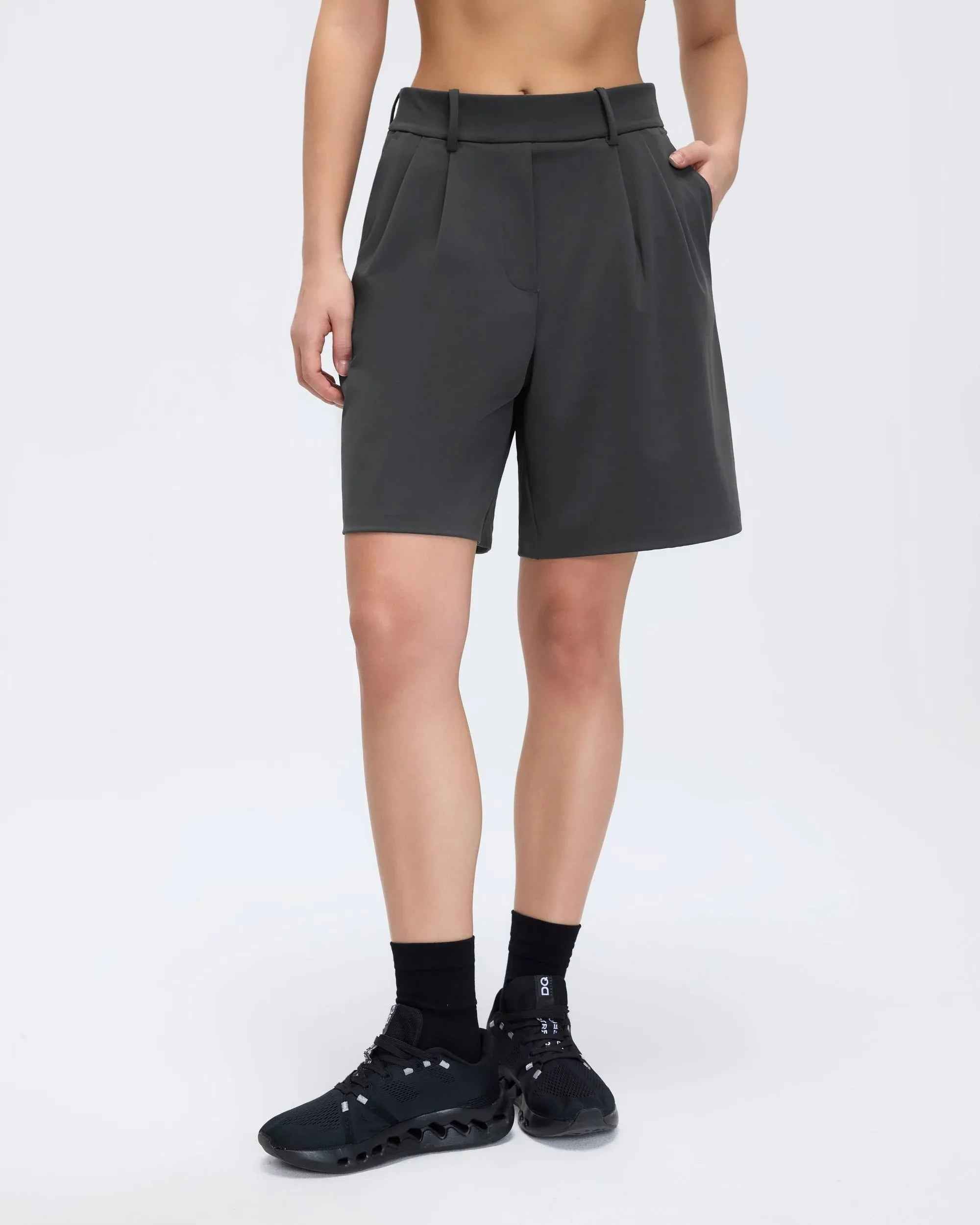 High-Waist Relaxed 5-Inch Sweat Shorts