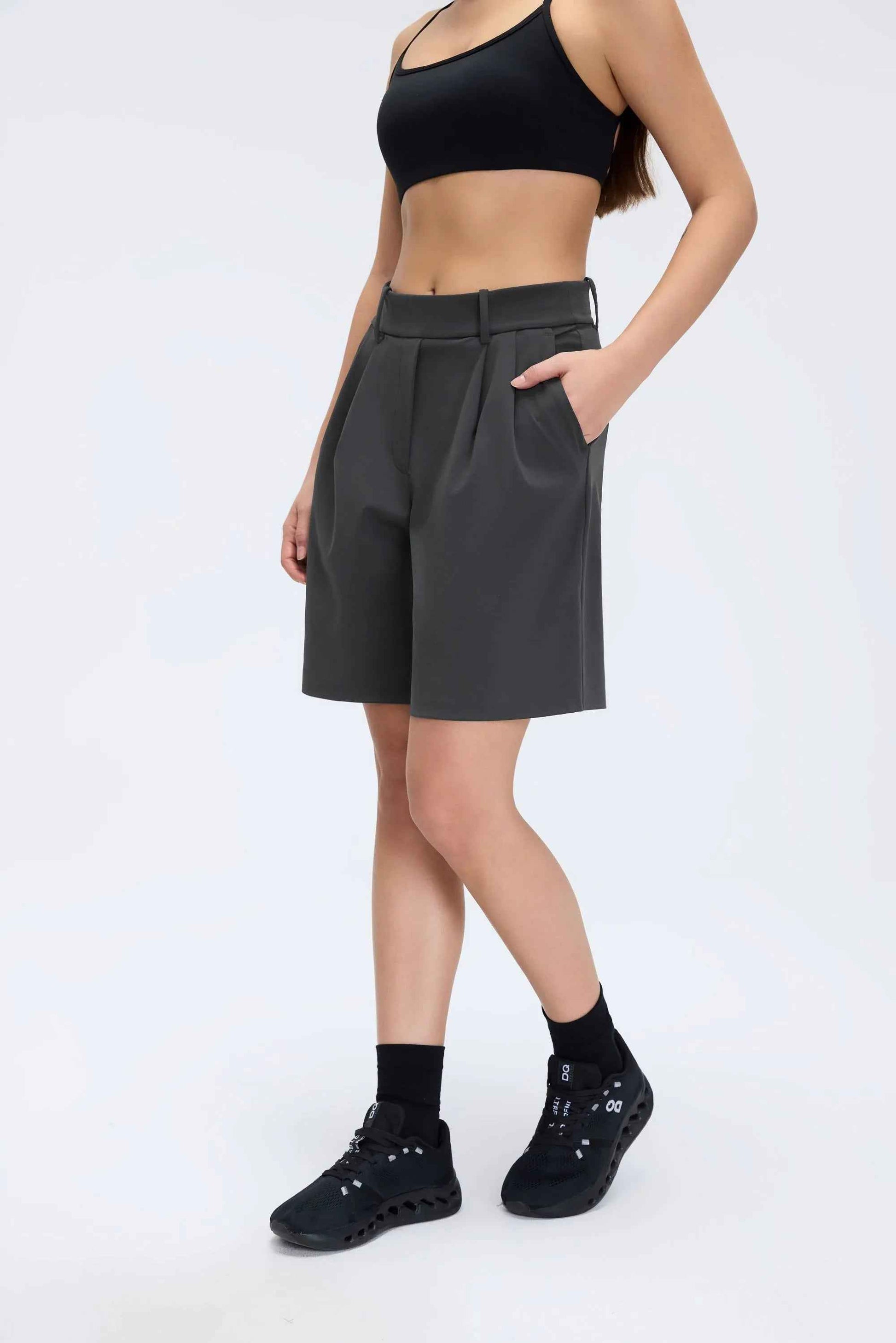 High-Waist Relaxed 5-Inch Sweat Shorts