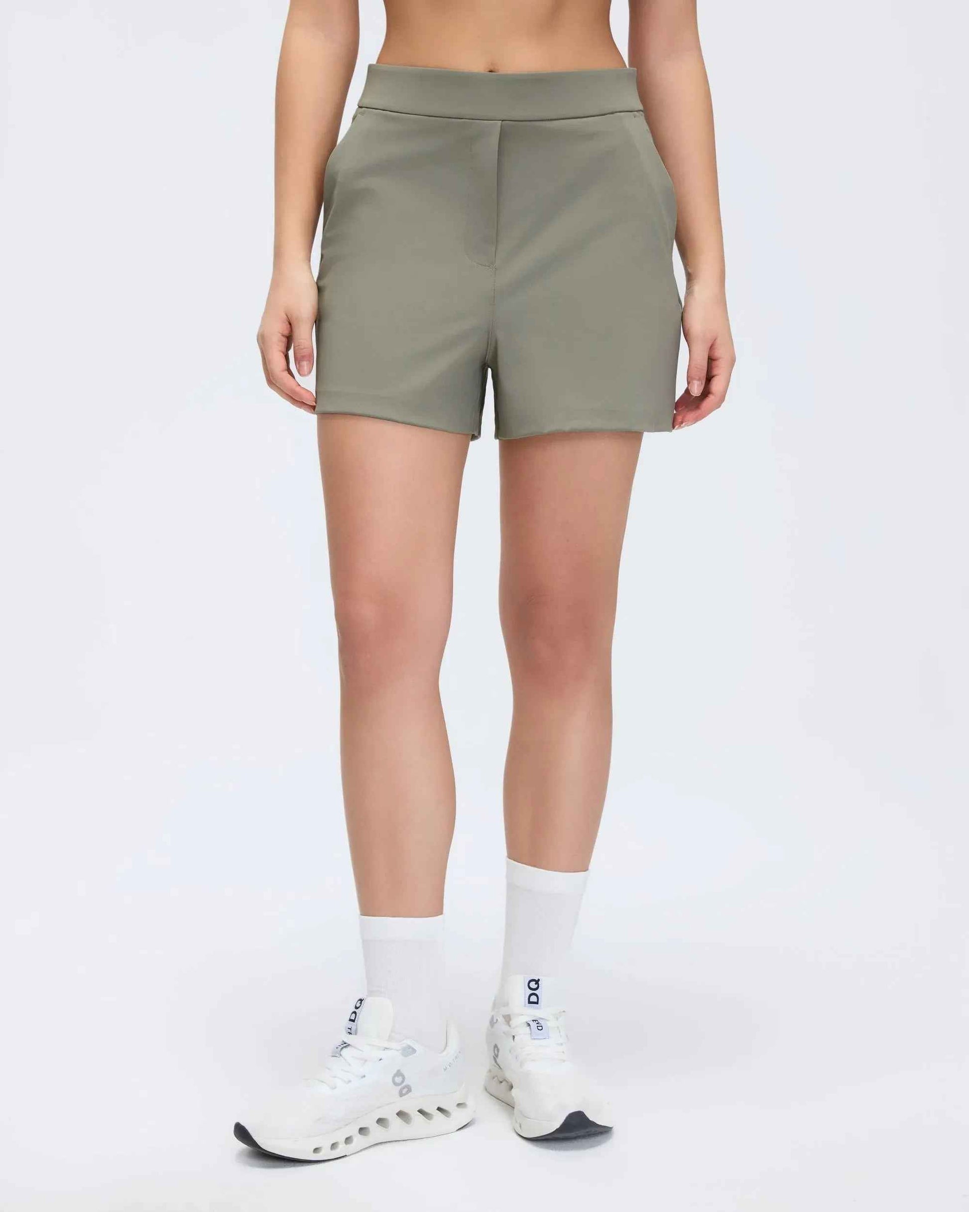 High-Waist Loose-Fit Sport Shorts