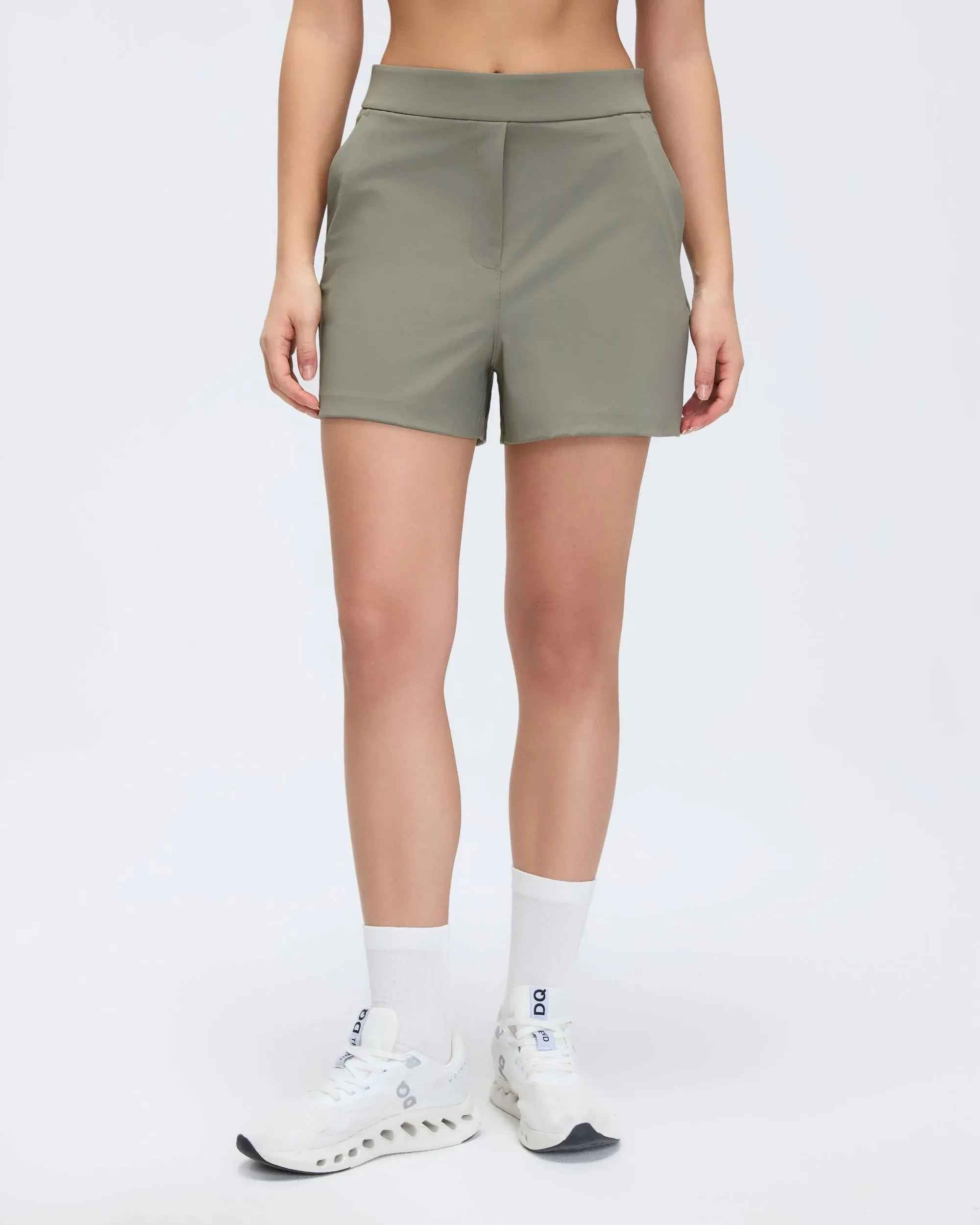High-Waist Loose-Fit Sport Shorts