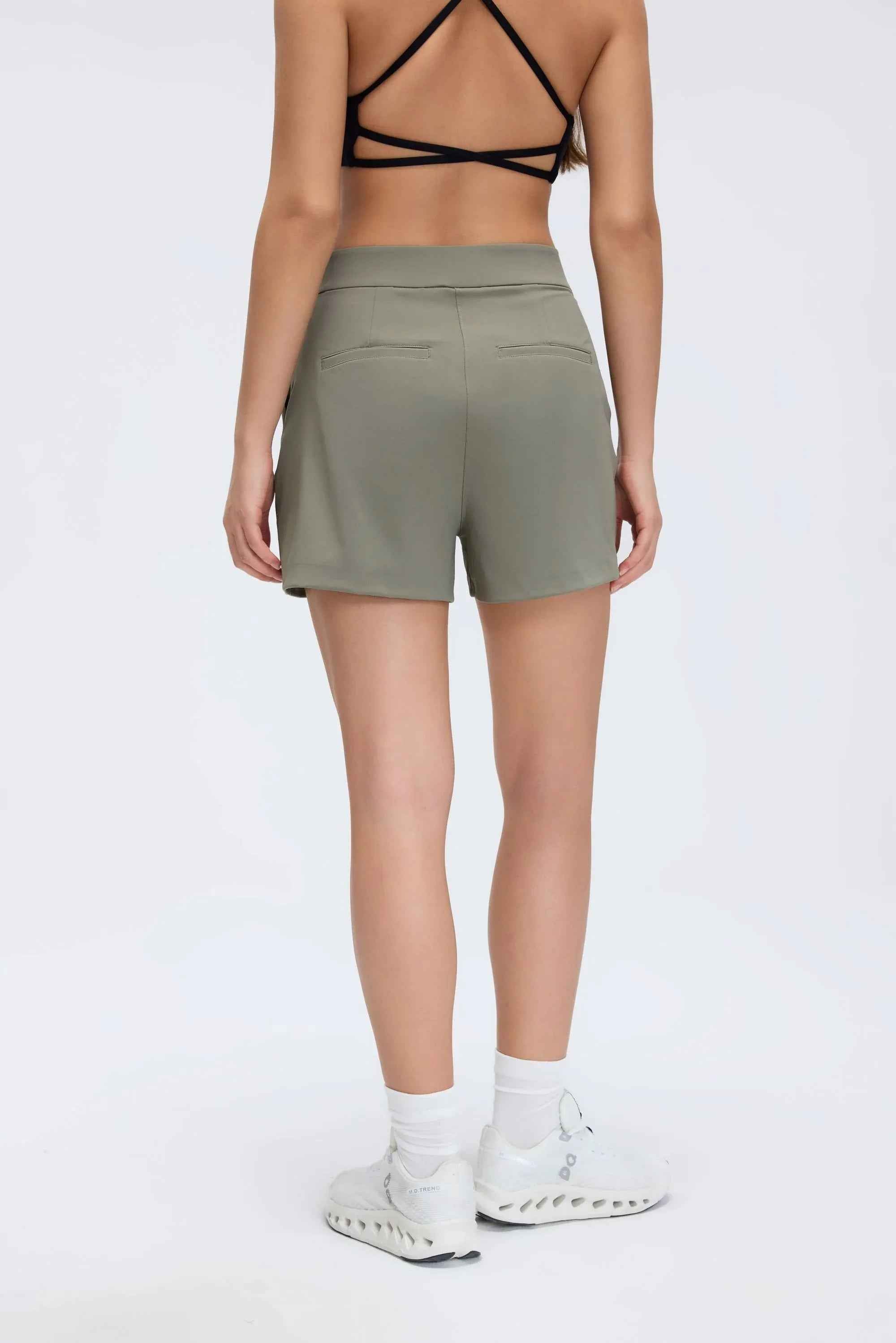 High-Waist Loose-Fit Sport Shorts
