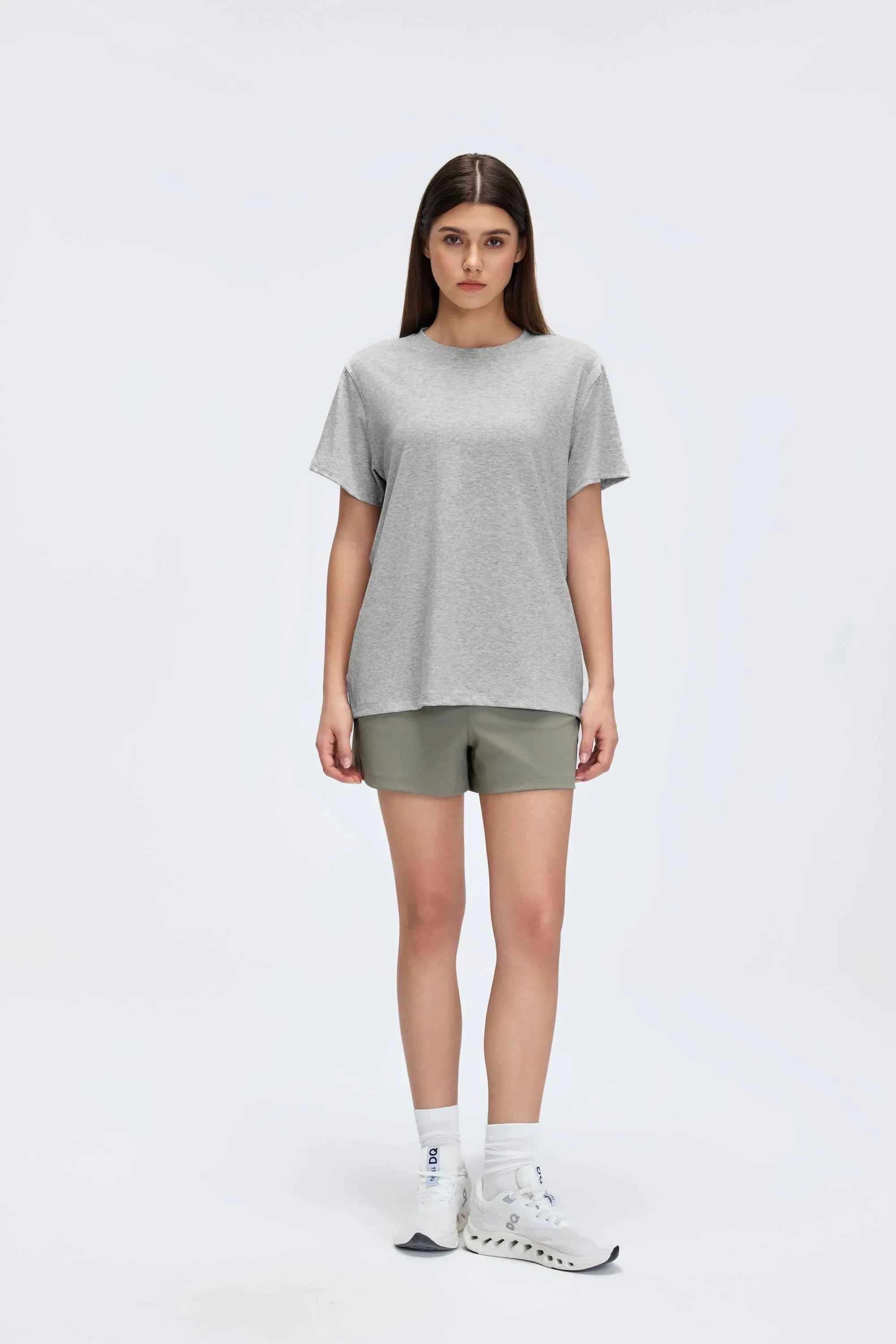 Breathable Solid Color Workout Tee