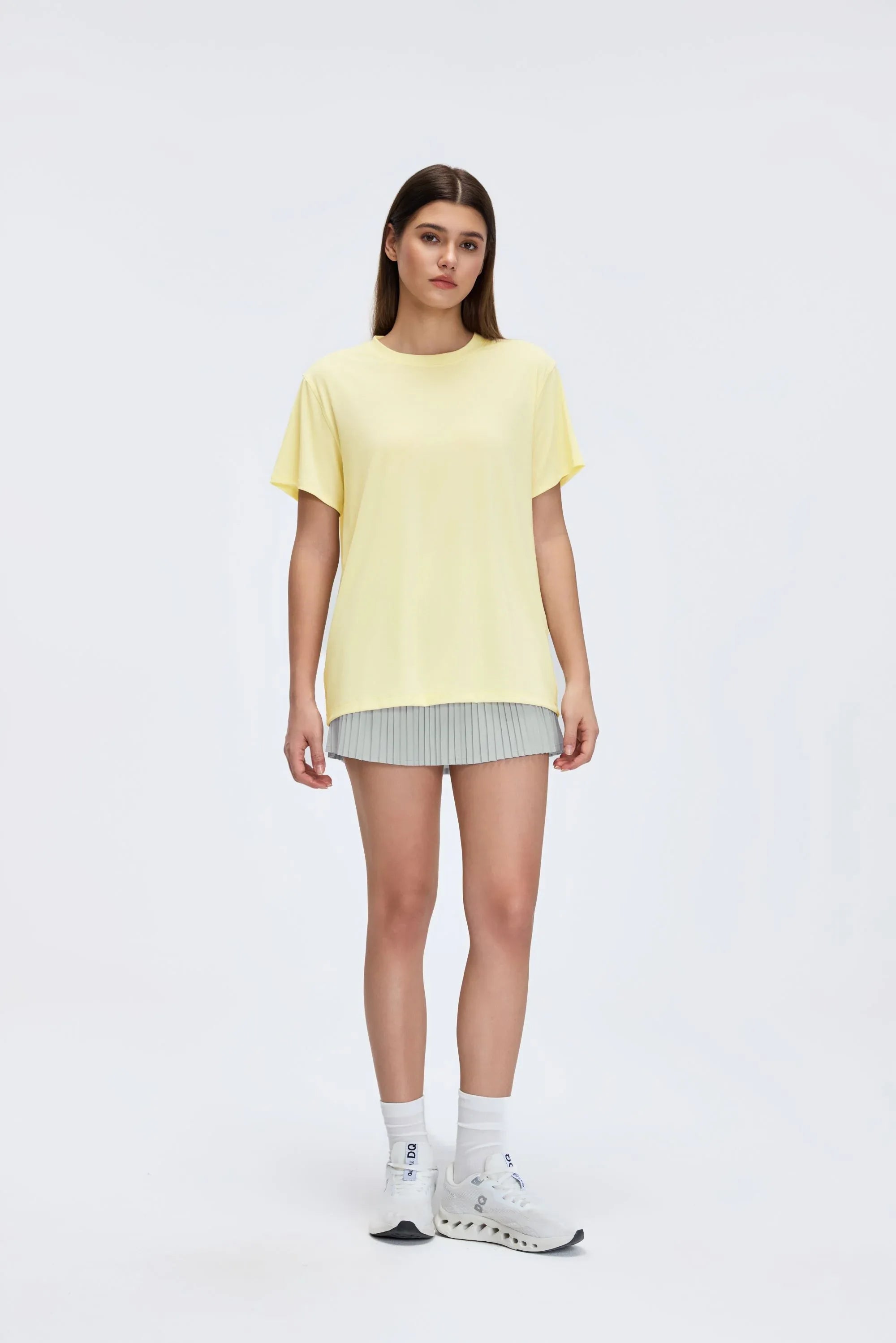 Breathable Solid Color Workout Tee