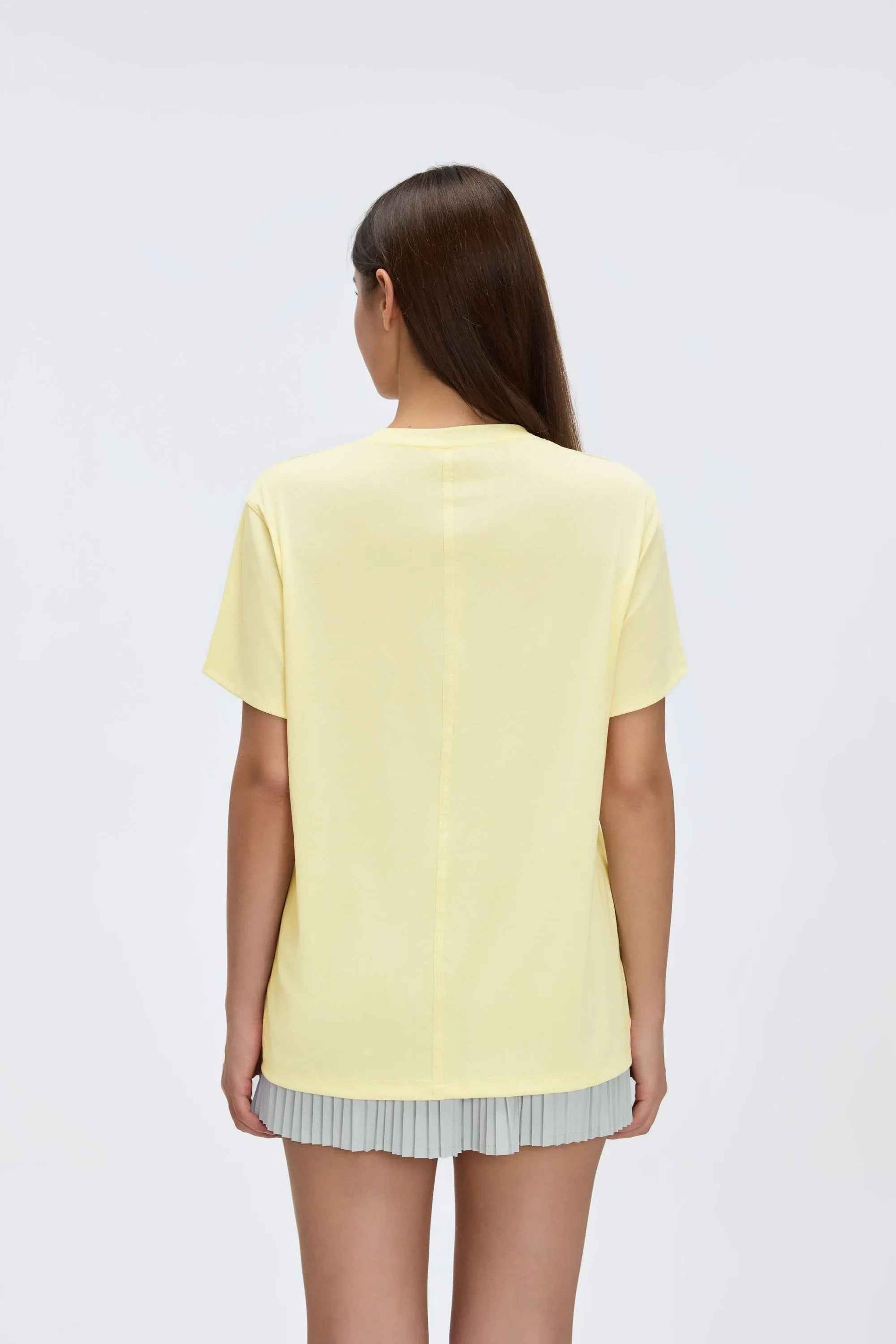 Breathable Solid Color Workout Tee