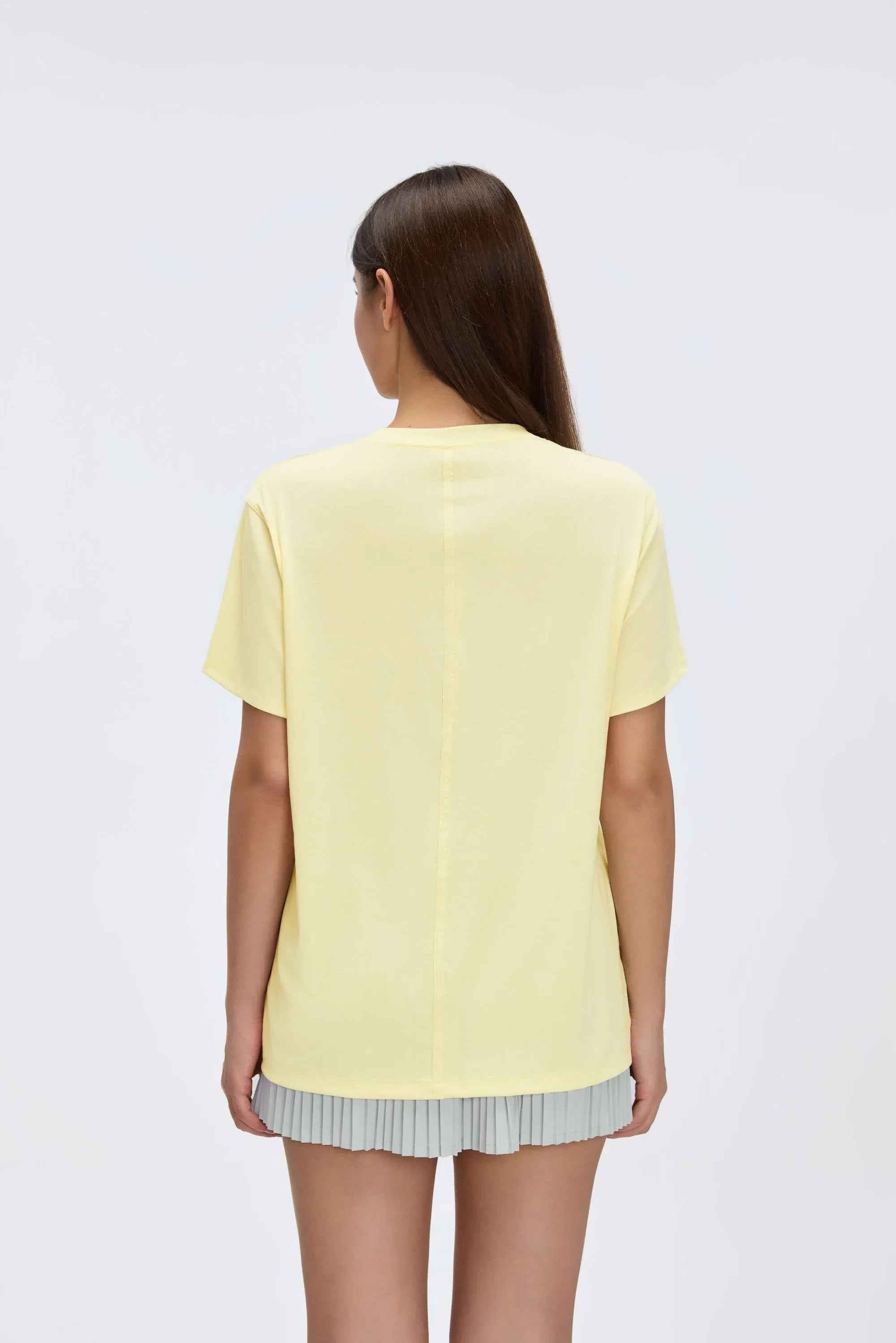 Breathable Solid Color Workout Tee