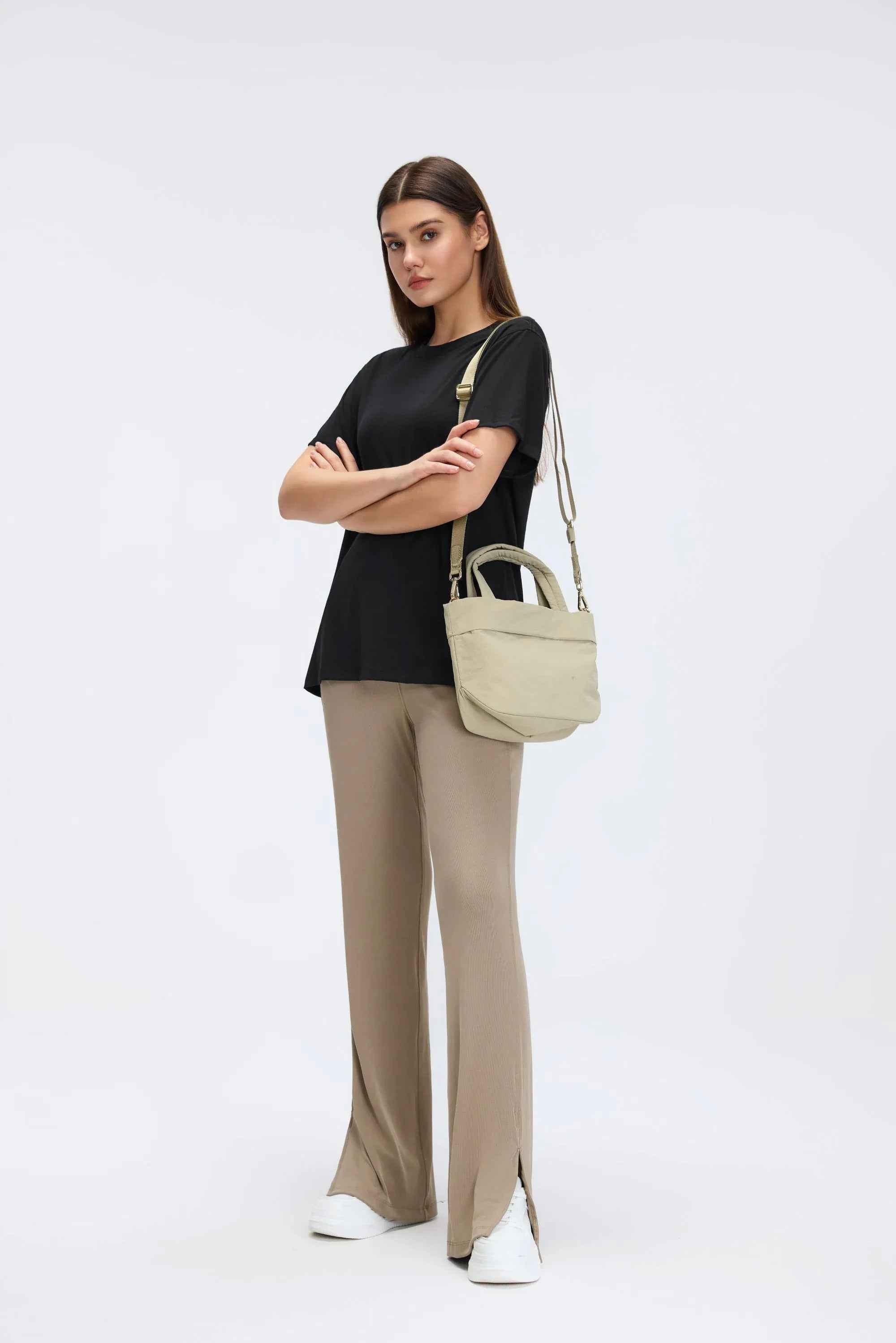 Breathable Solid Color Workout Tee