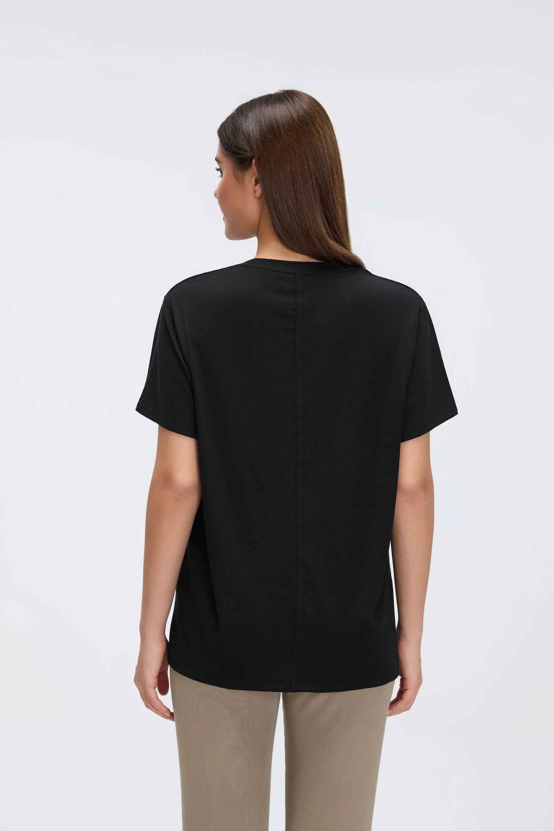 Breathable Solid Color Workout Tee