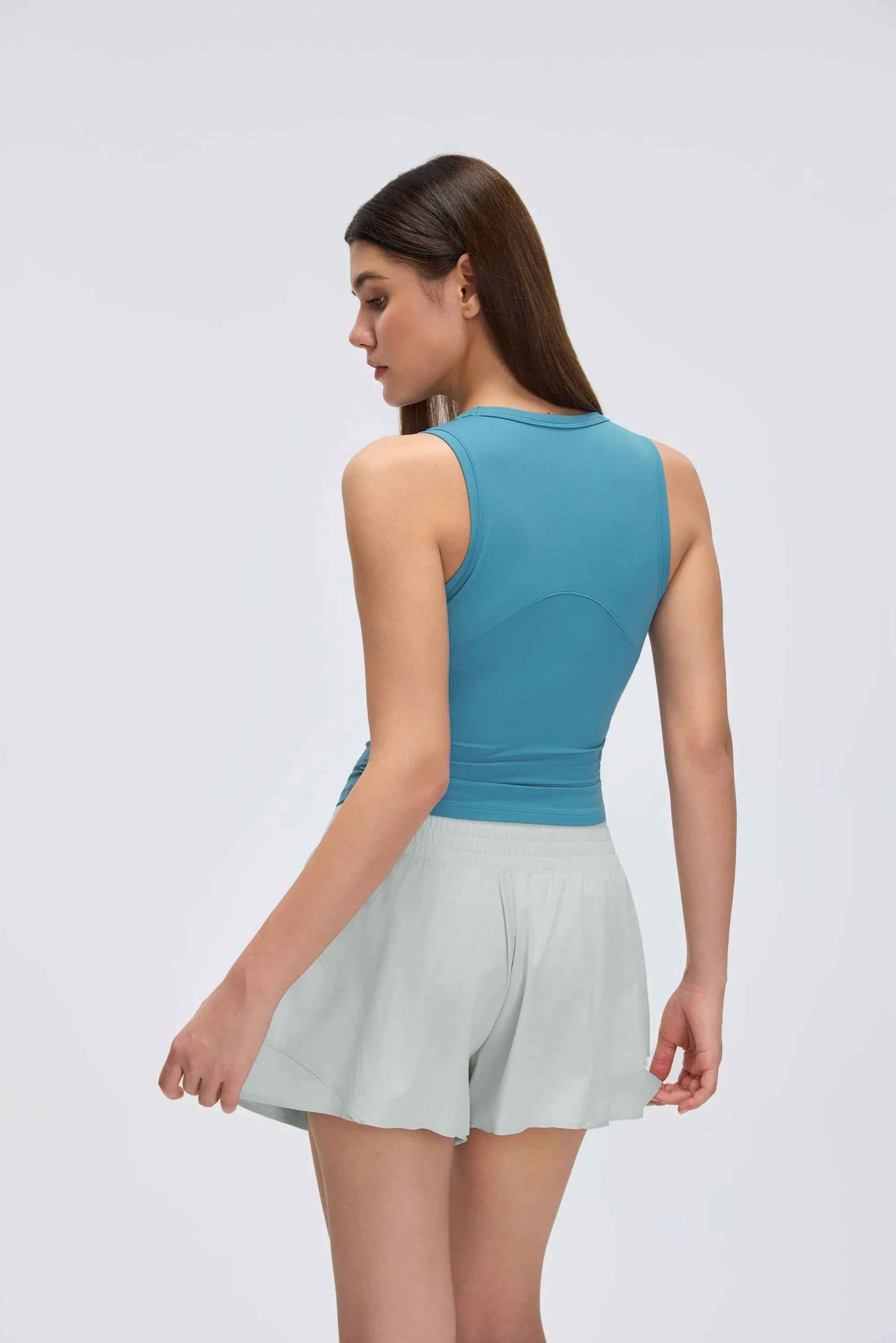 Sleeveless Built-in Bra Training Tank