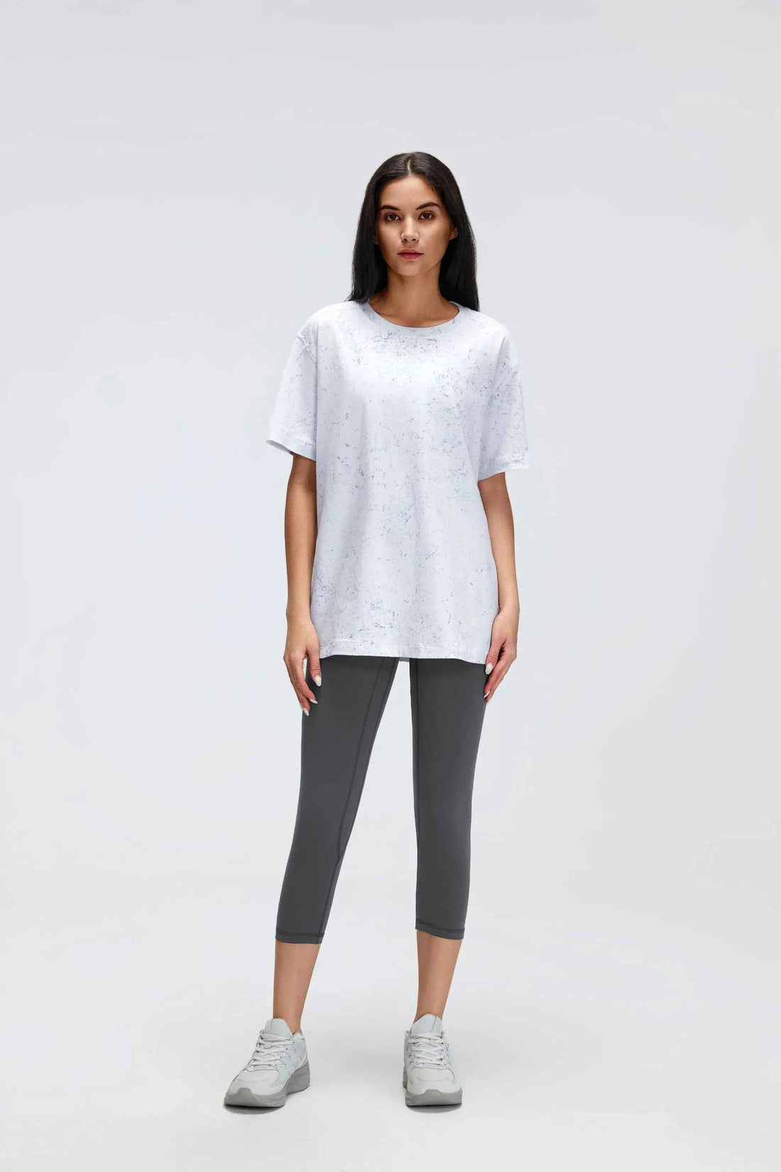Relaxed Fit Cropped Yoga Tee