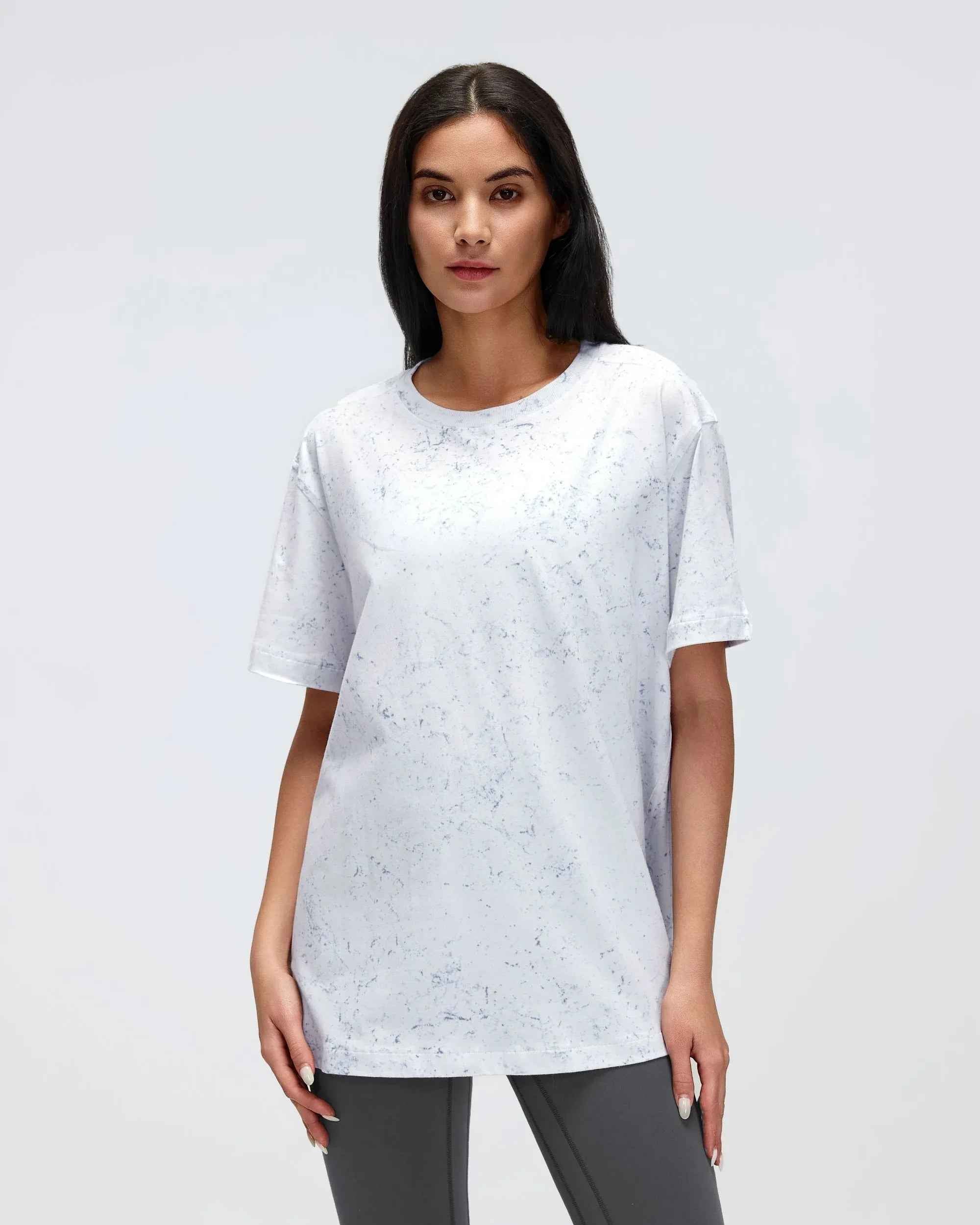 Relaxed Fit Cropped Yoga Tee
