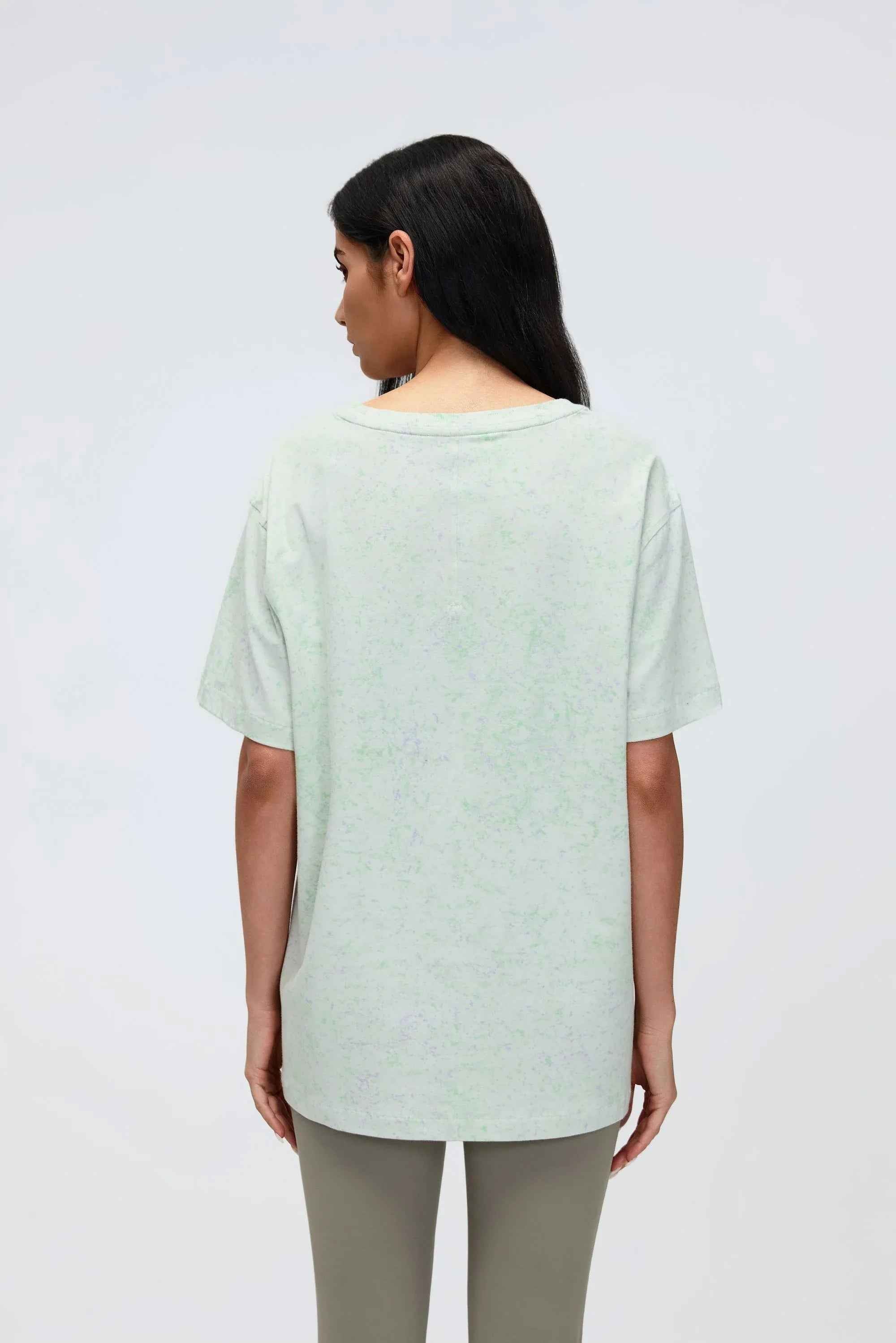 Relaxed Fit Cropped Yoga Tee