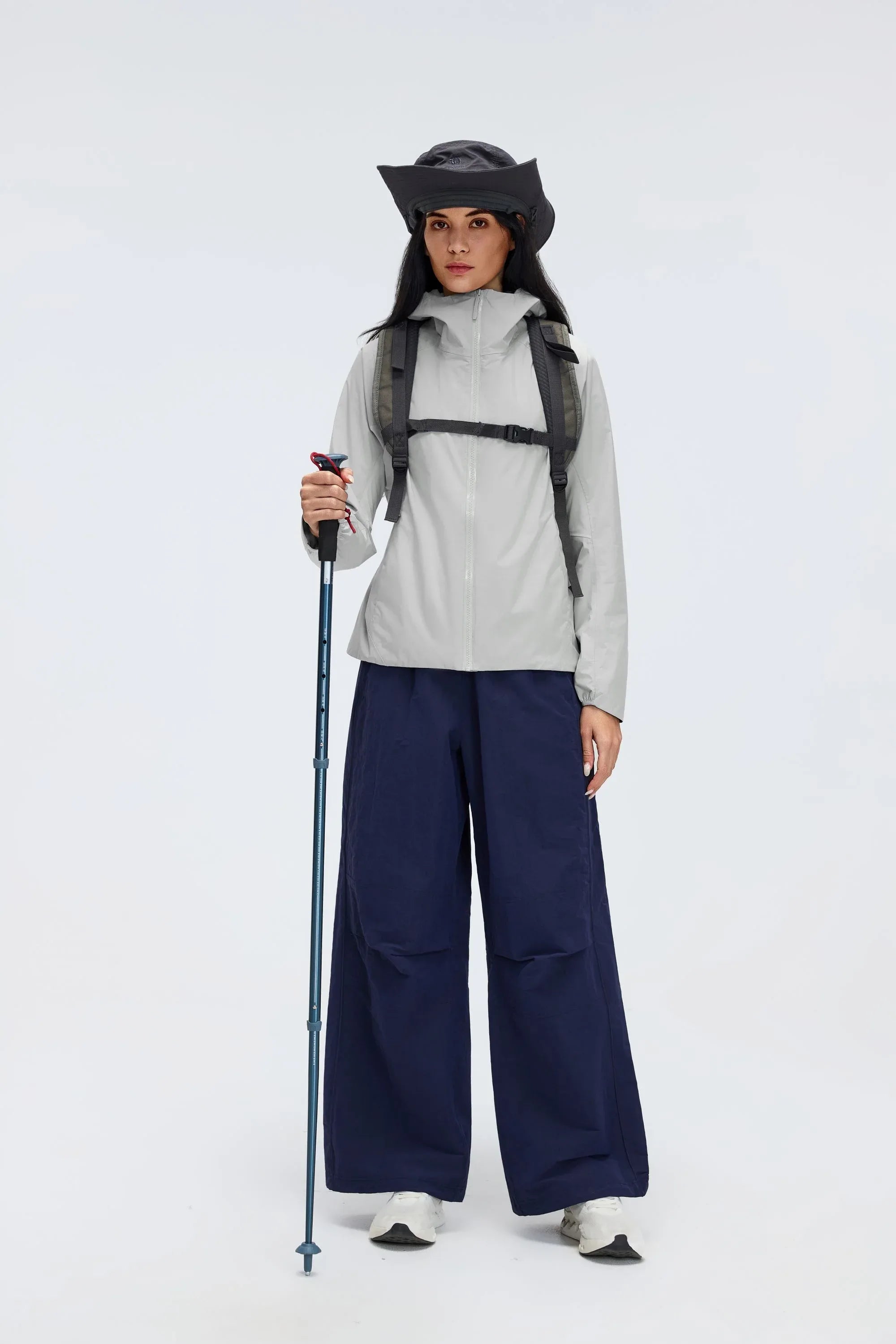 High-Waist Water-Repellent Hiking Pants