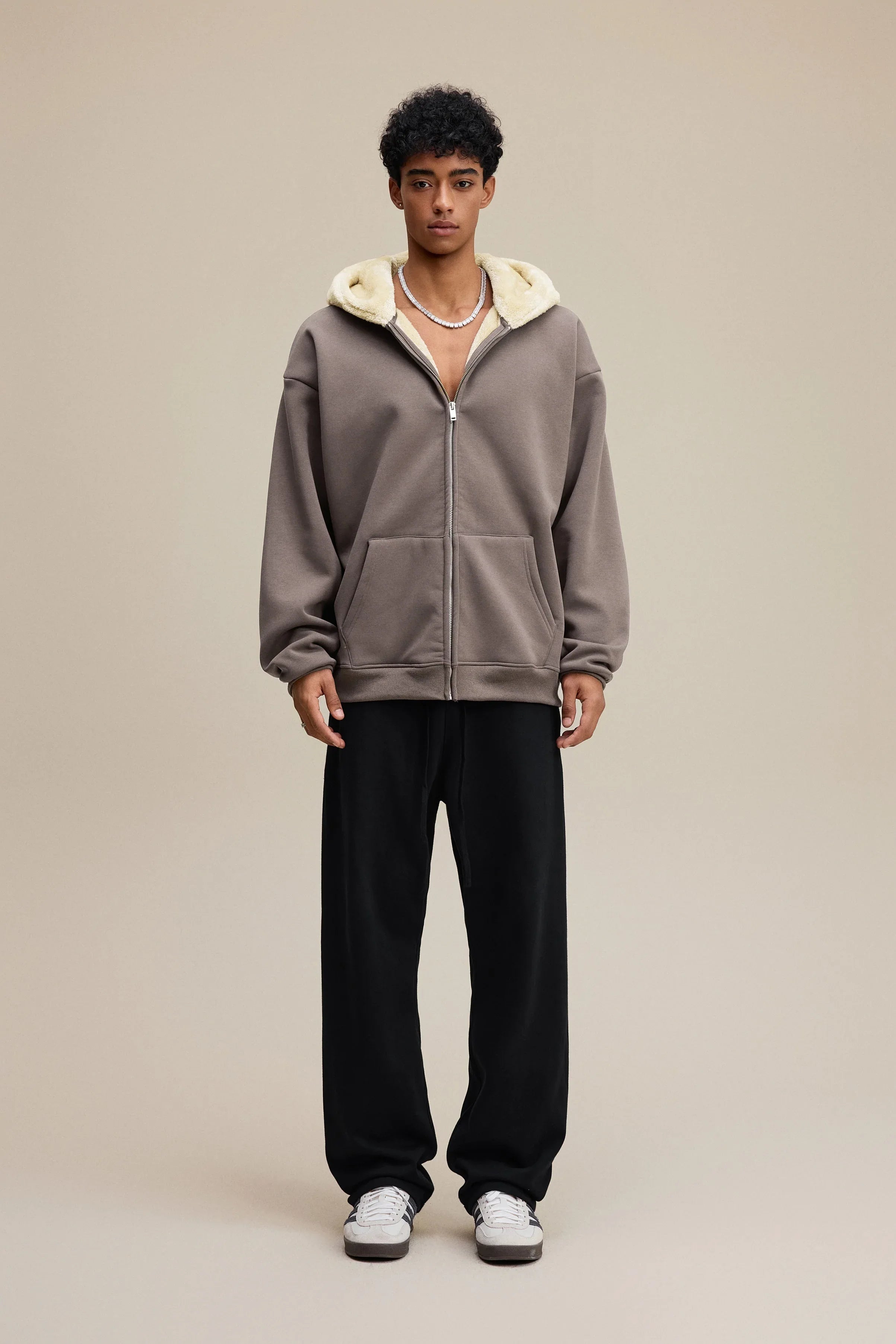 Autumn Fleece Zip-Up Hoodie