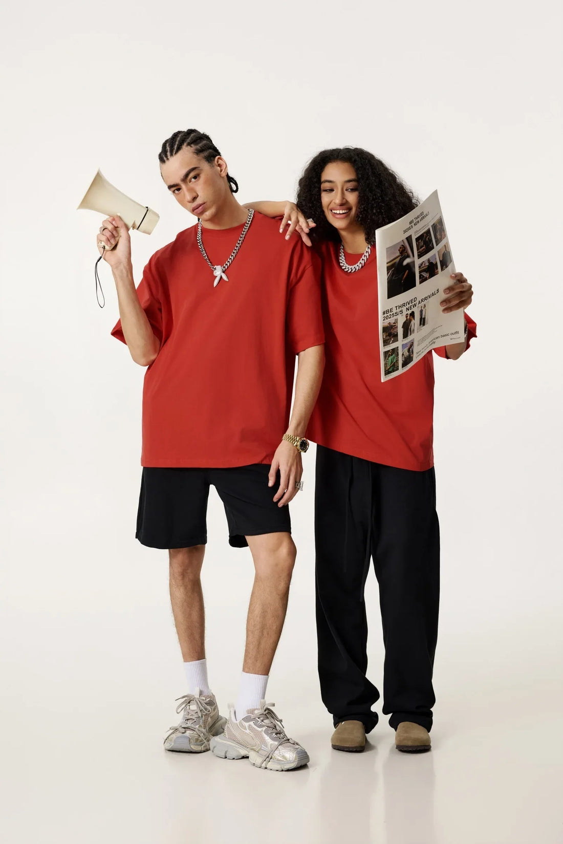 Men's Solid Color Oversize T-Shirt