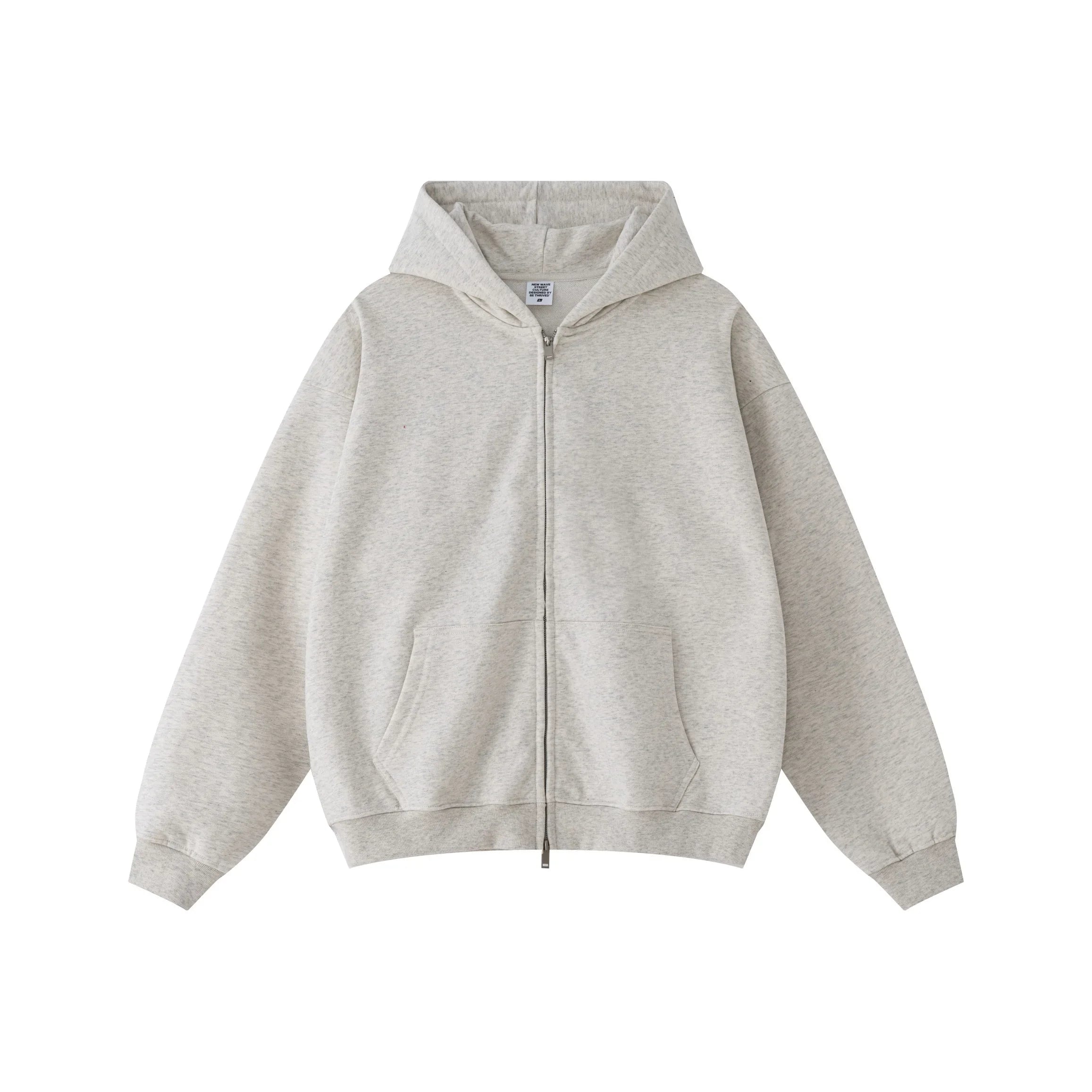 Double Zipper Oversized Hoodie