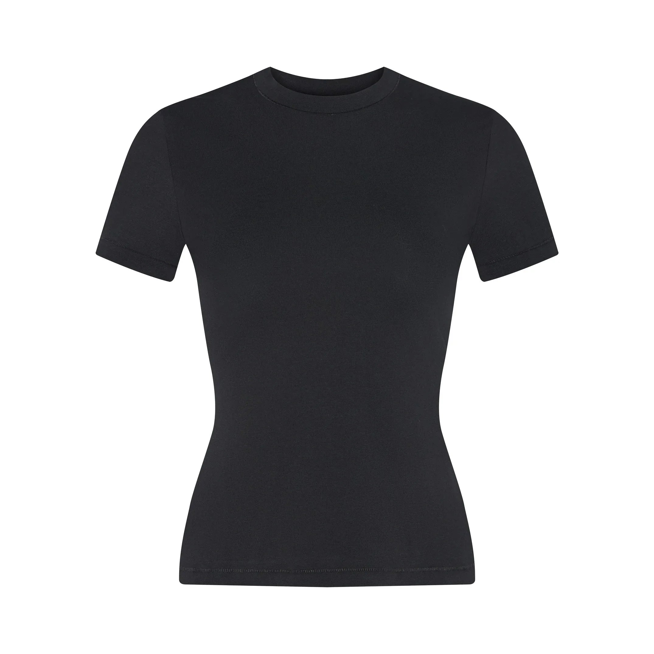 High-Stretch Cropped Fitted T-Shirt