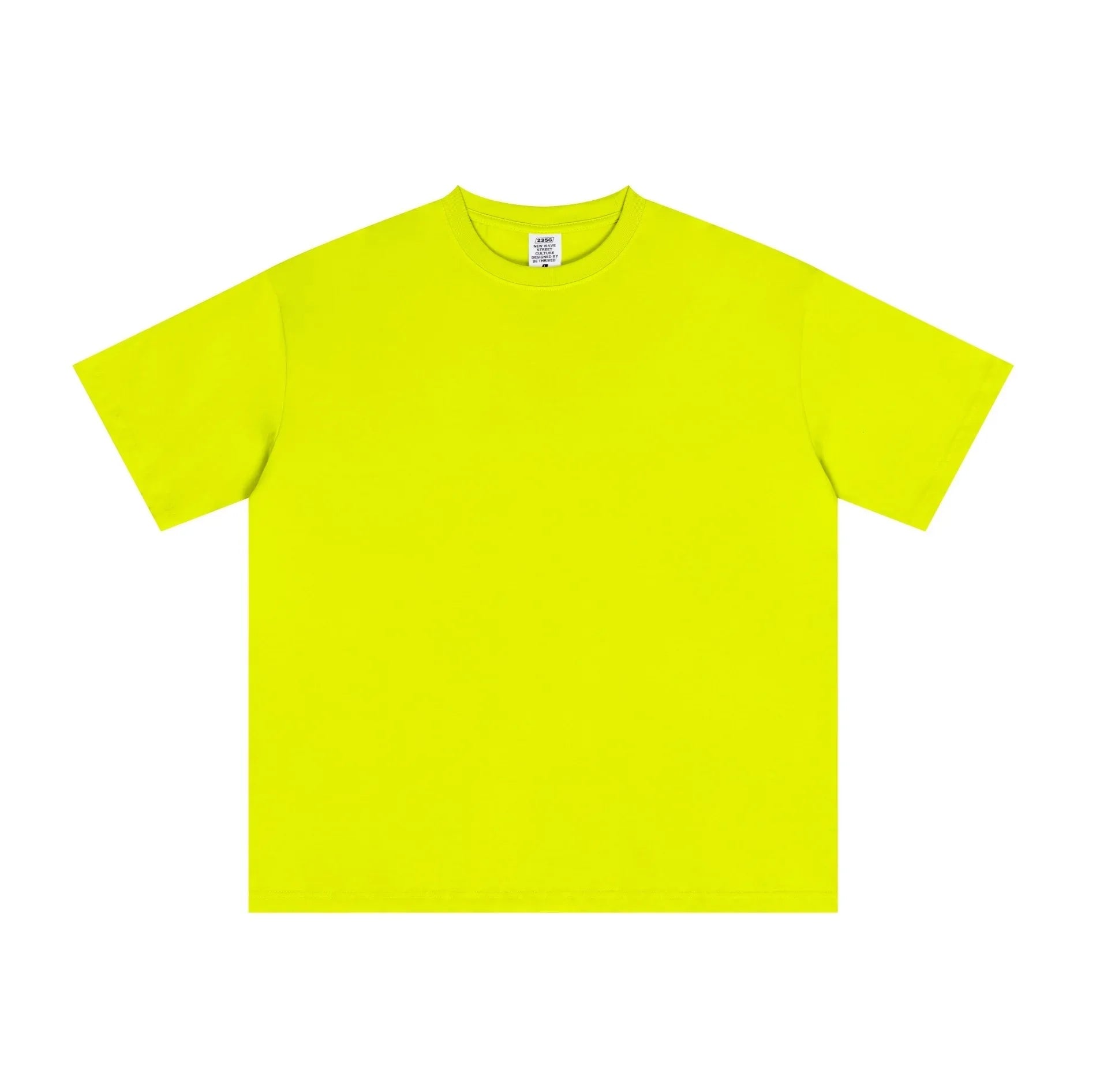 Men Solid Color Loose Fit T-Shirt