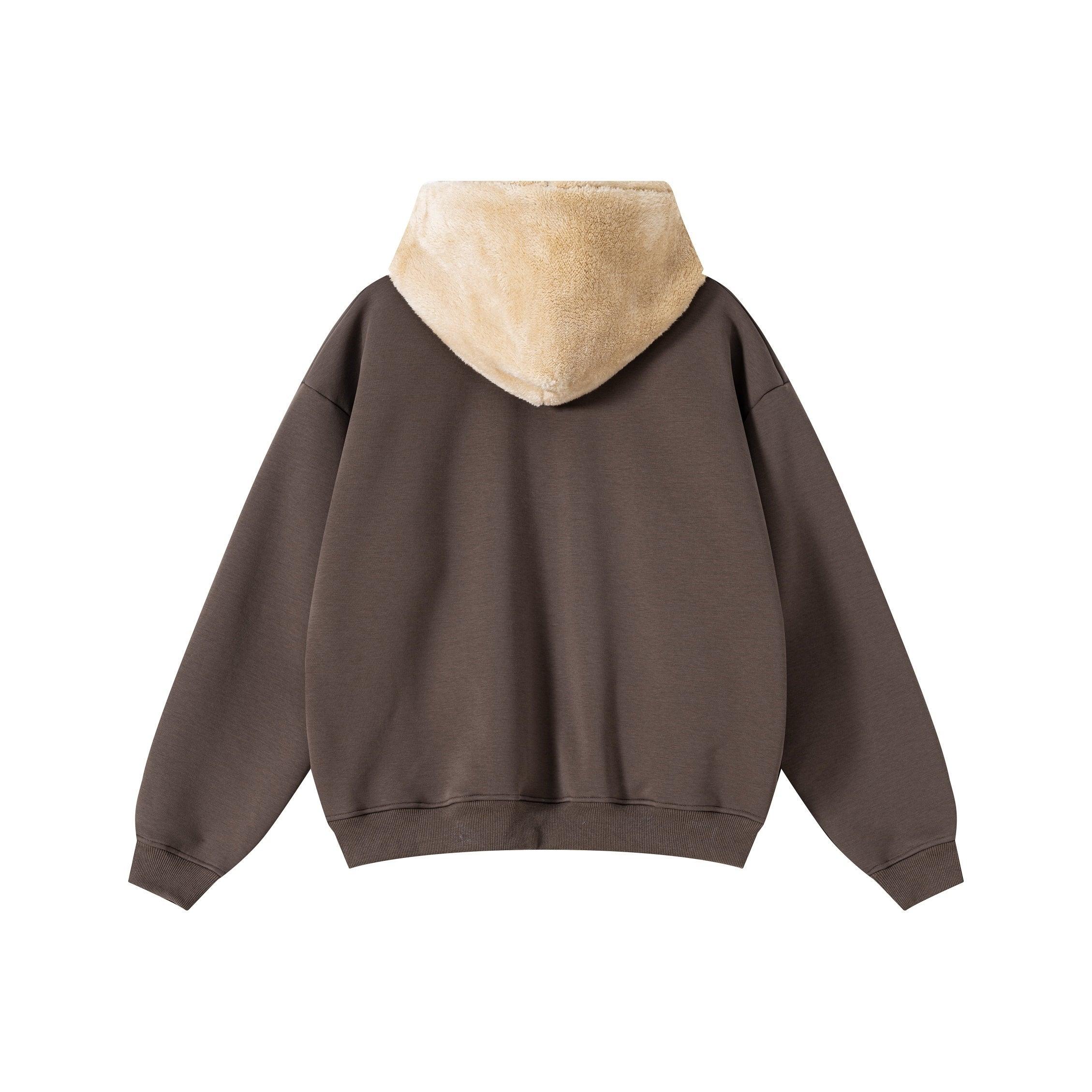 Autumn Fleece Zip-Up Hoodie