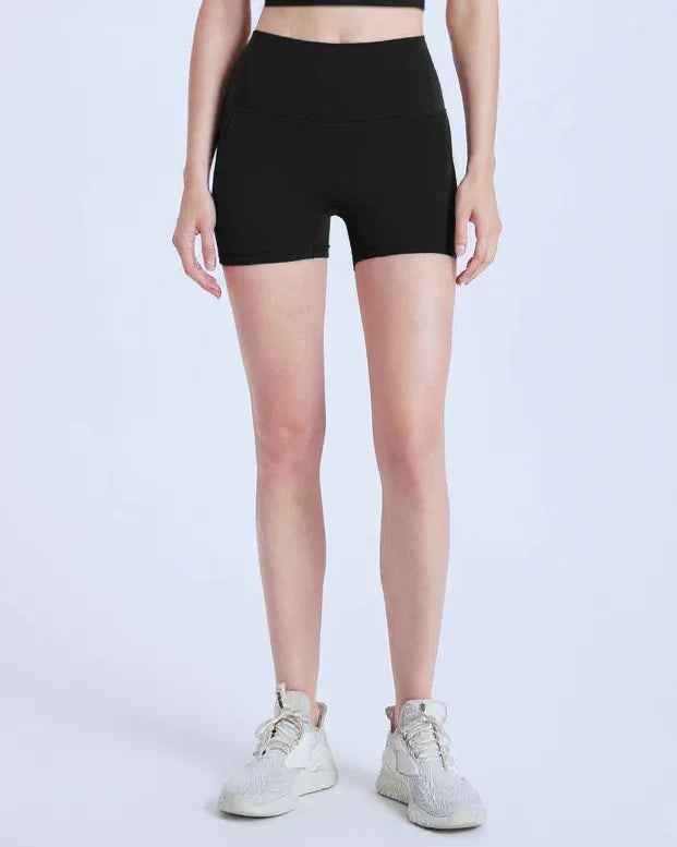 High-Waisted Peach Lift Yoga Shorts