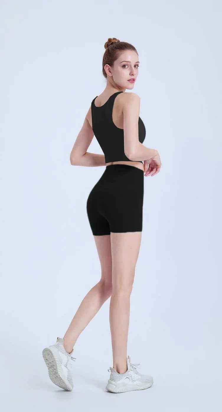 High-Waisted Peach Lift Yoga Shorts