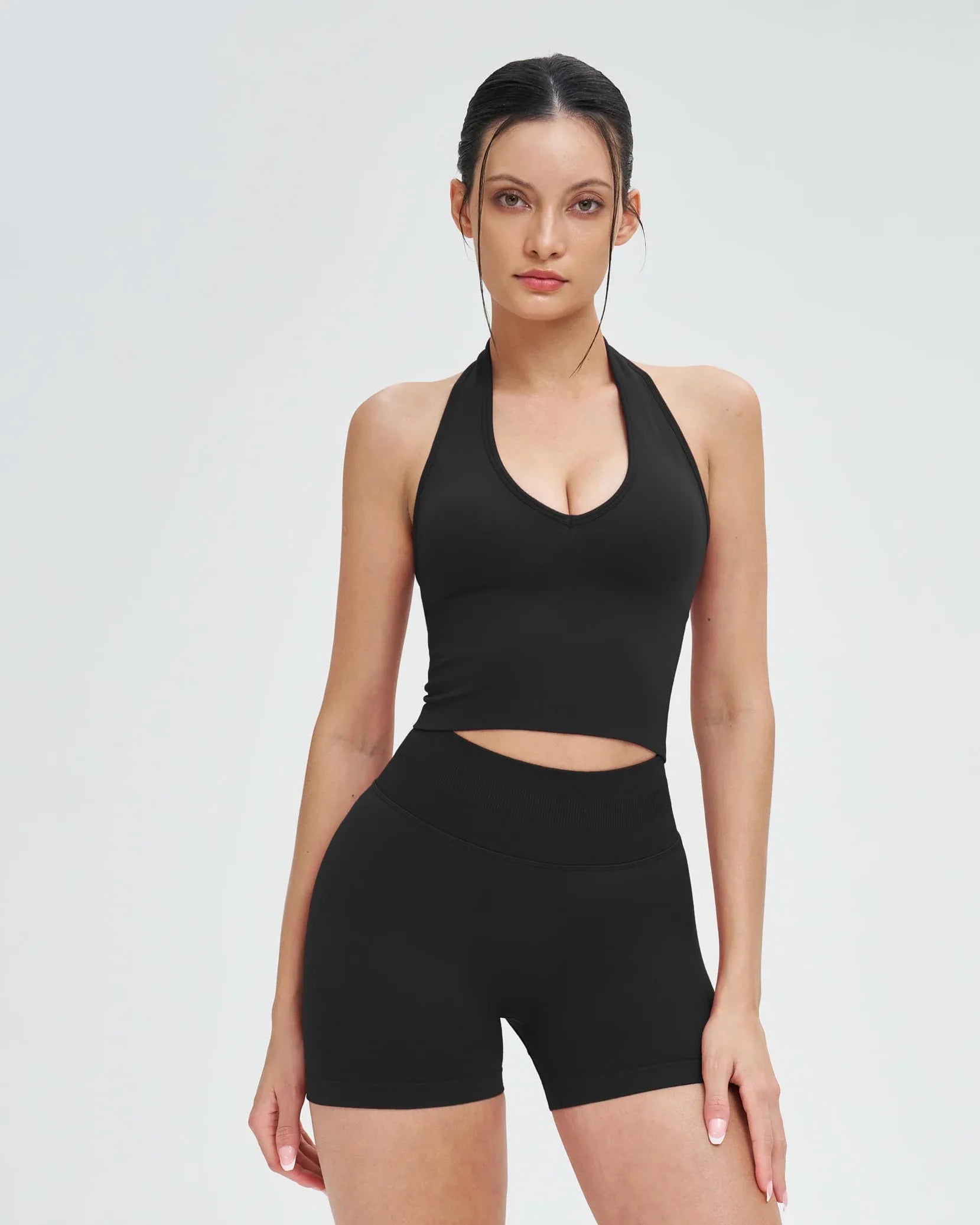 Mesh Backless Seamless Yoga Bra