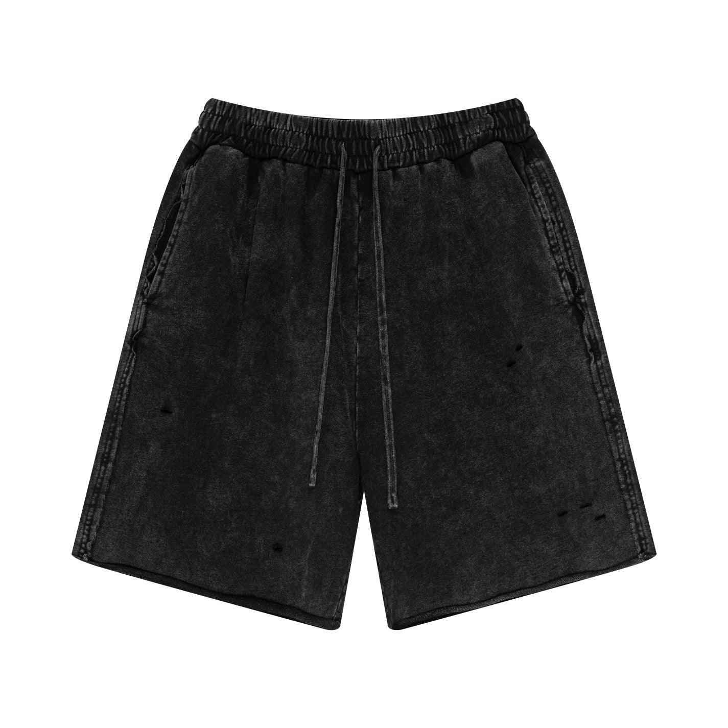 Street Vintage Raw Hem Shorts