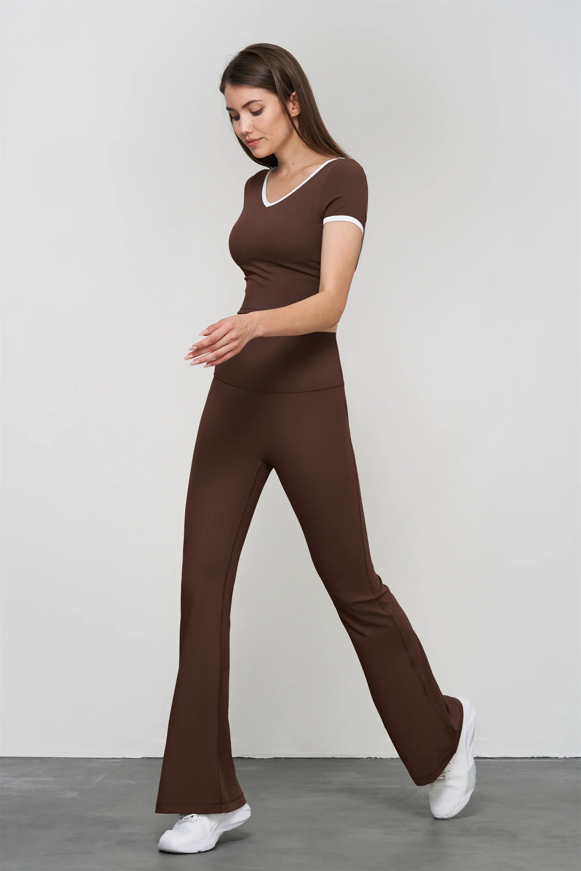 High-Waist Flared Yoga Pants