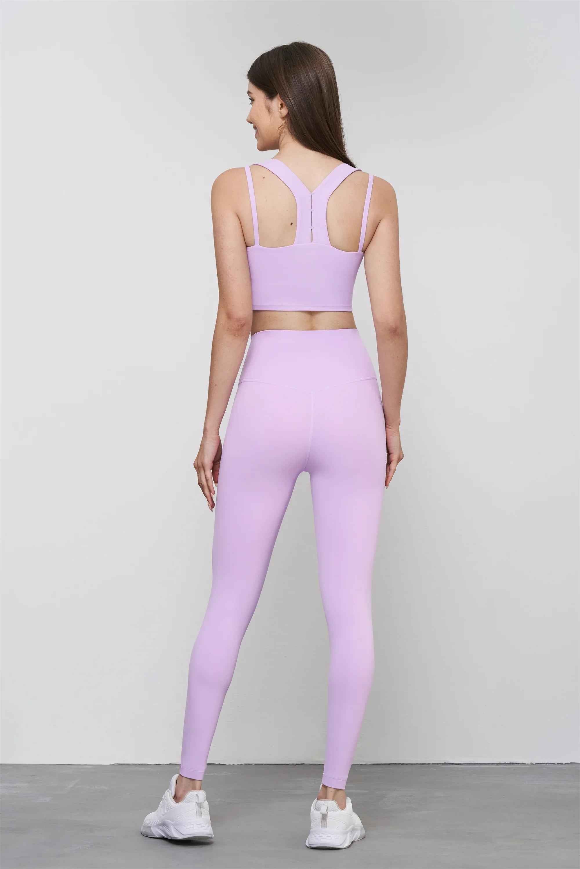 Bare-Feel Cross-Back Yoga Sports Bra