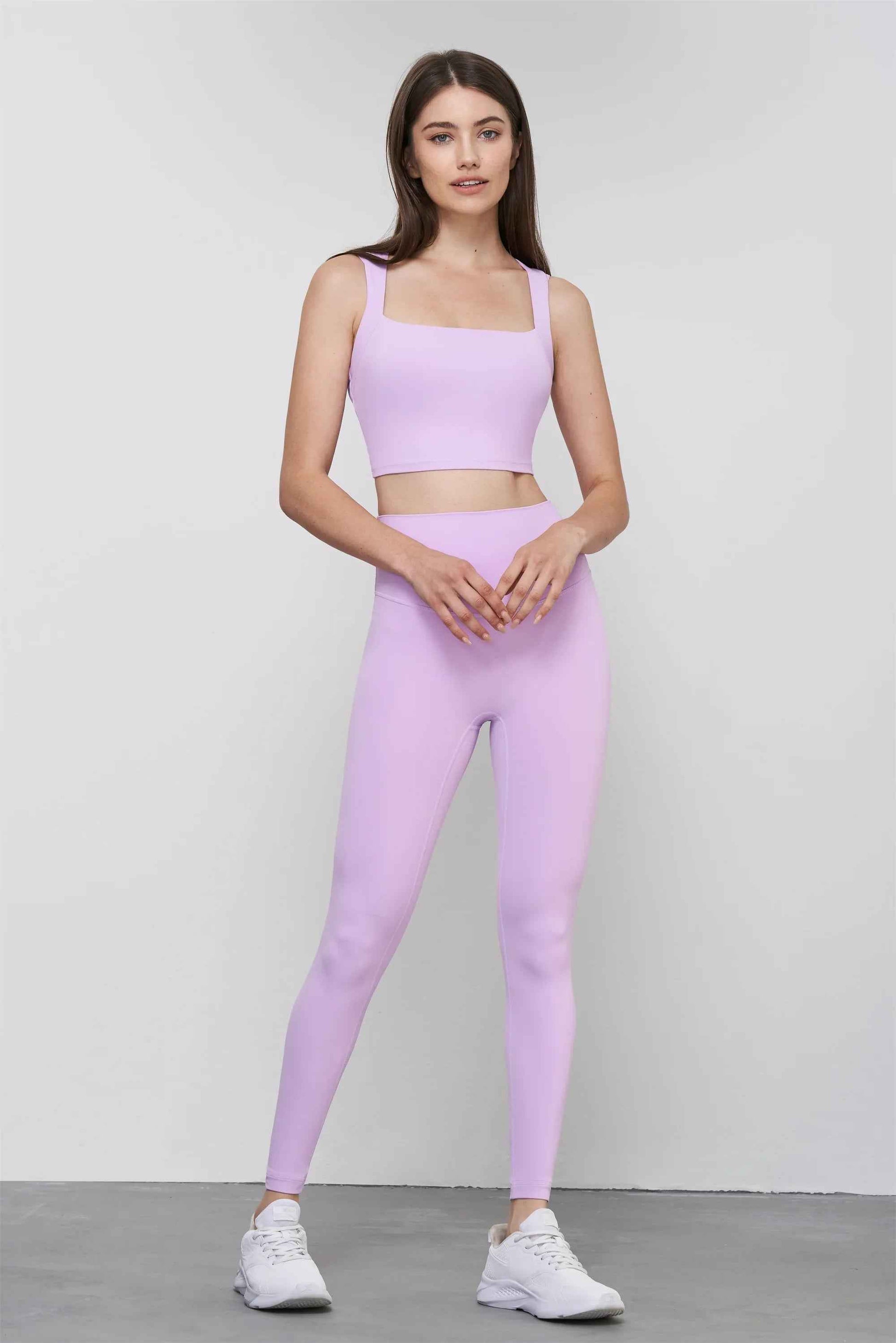 Bare-Feel Cross-Back Yoga Sports Bra