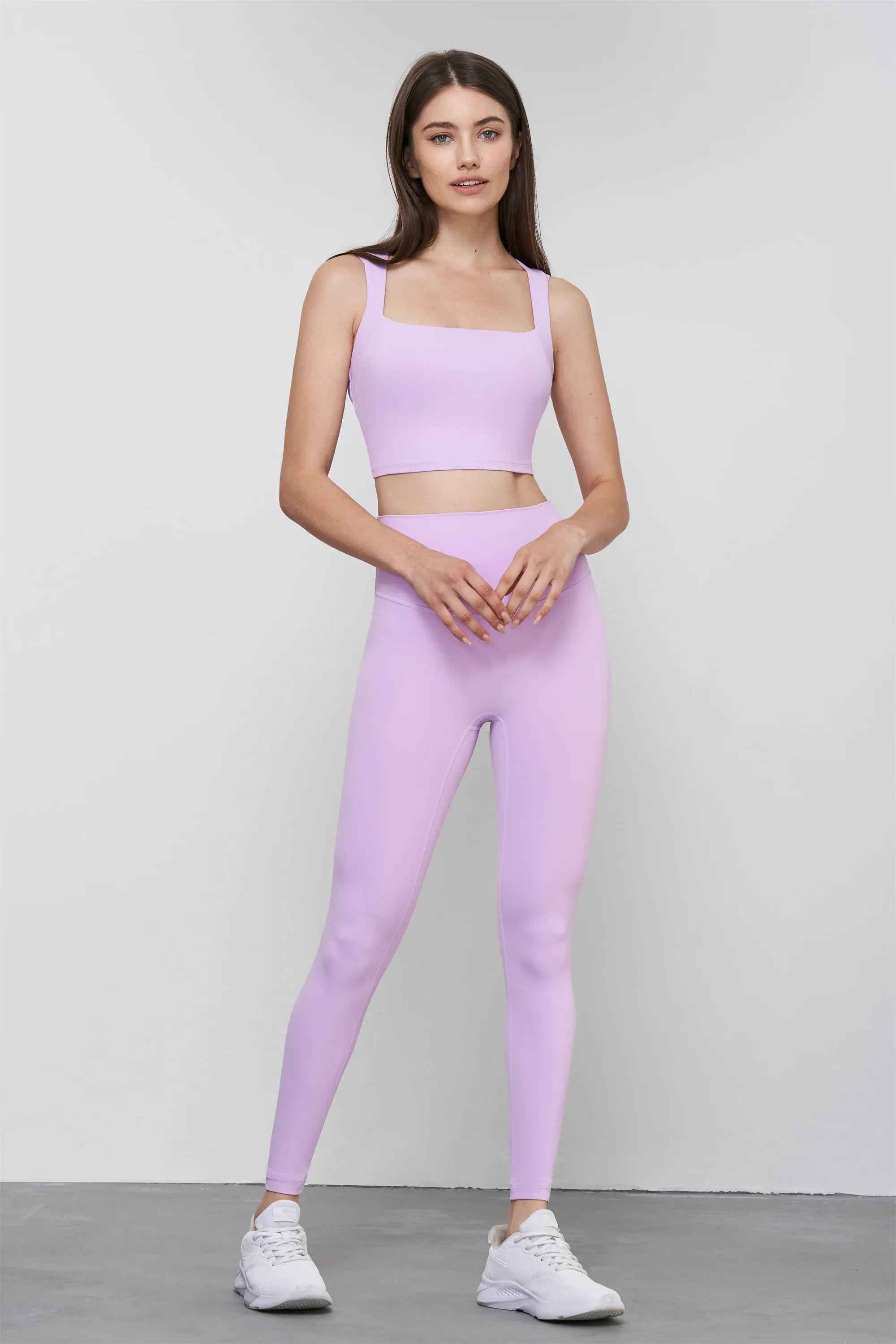 Bare-Feel Cross-Back Yoga Sports Bra