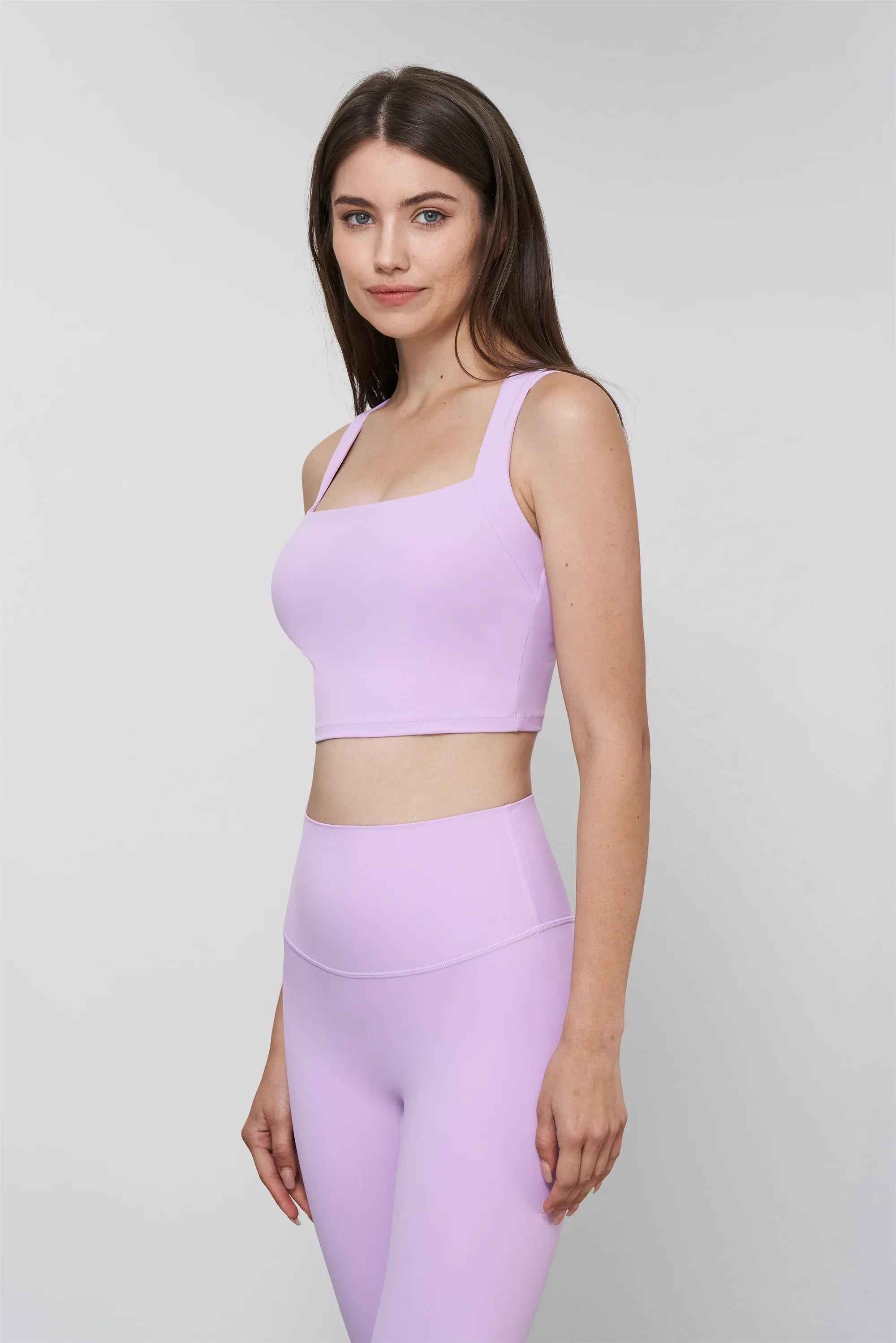 Bare-Feel Cross-Back Yoga Sports Bra