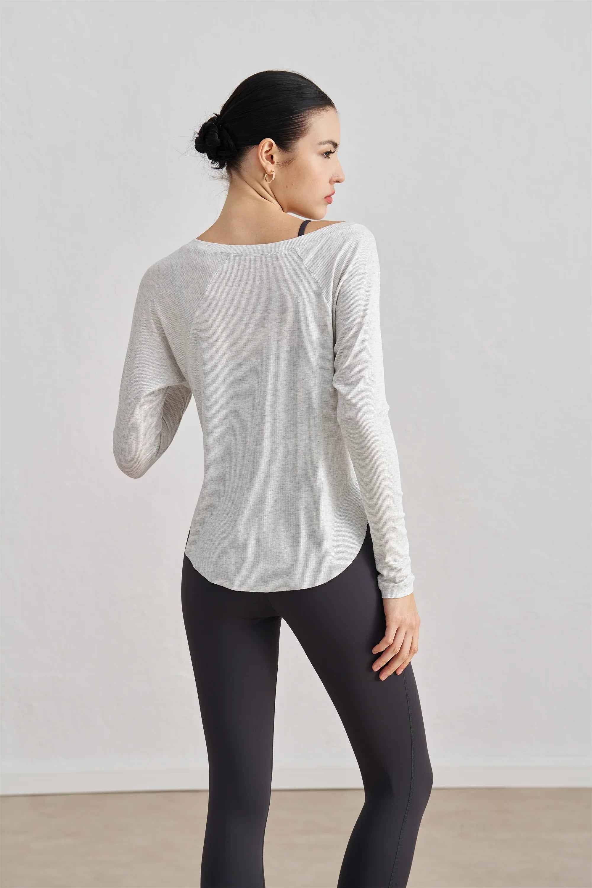 Modal Ribbed Loose Yoga Top