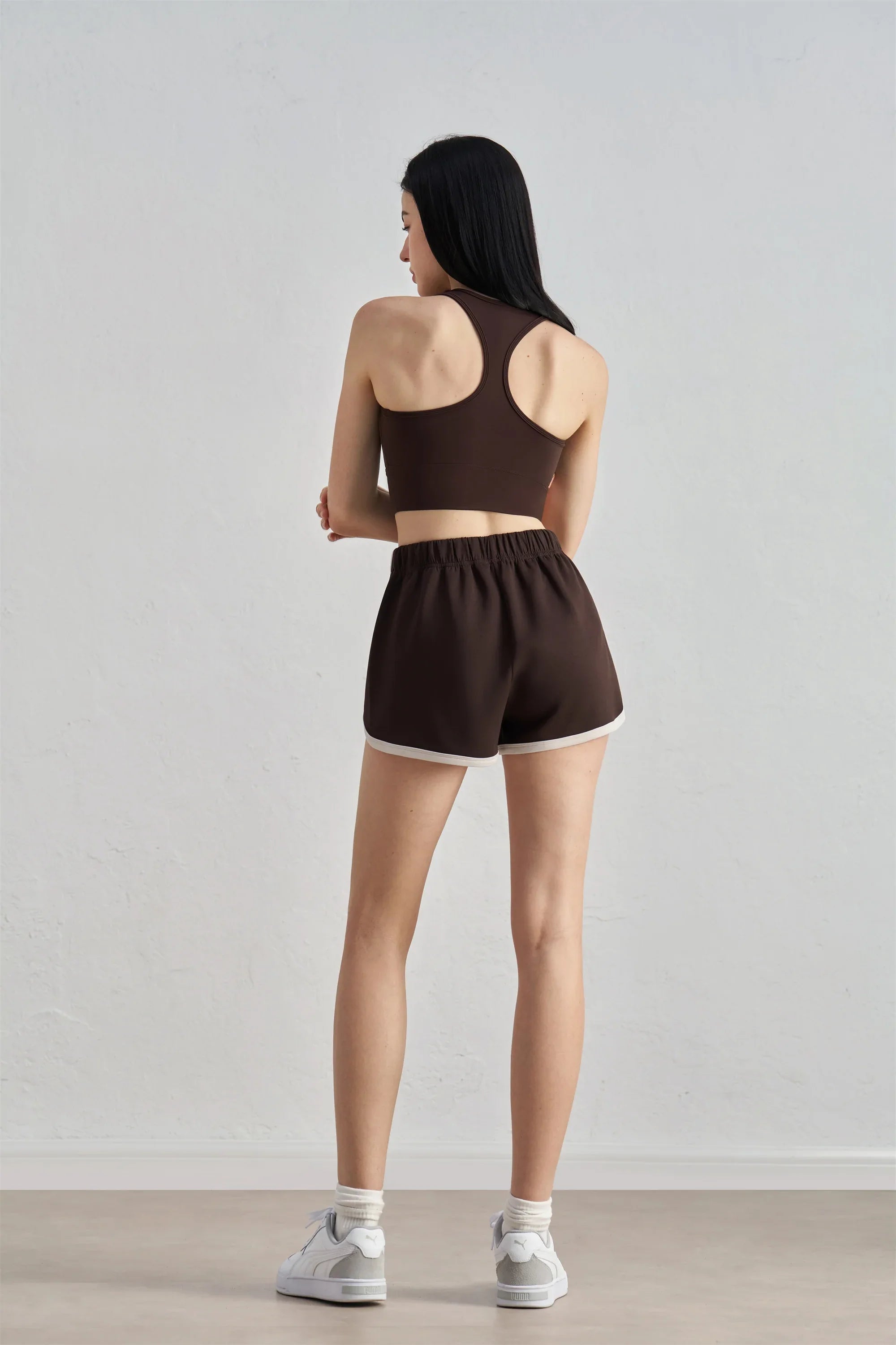 Fixed-Cup Racerback Sports Bra