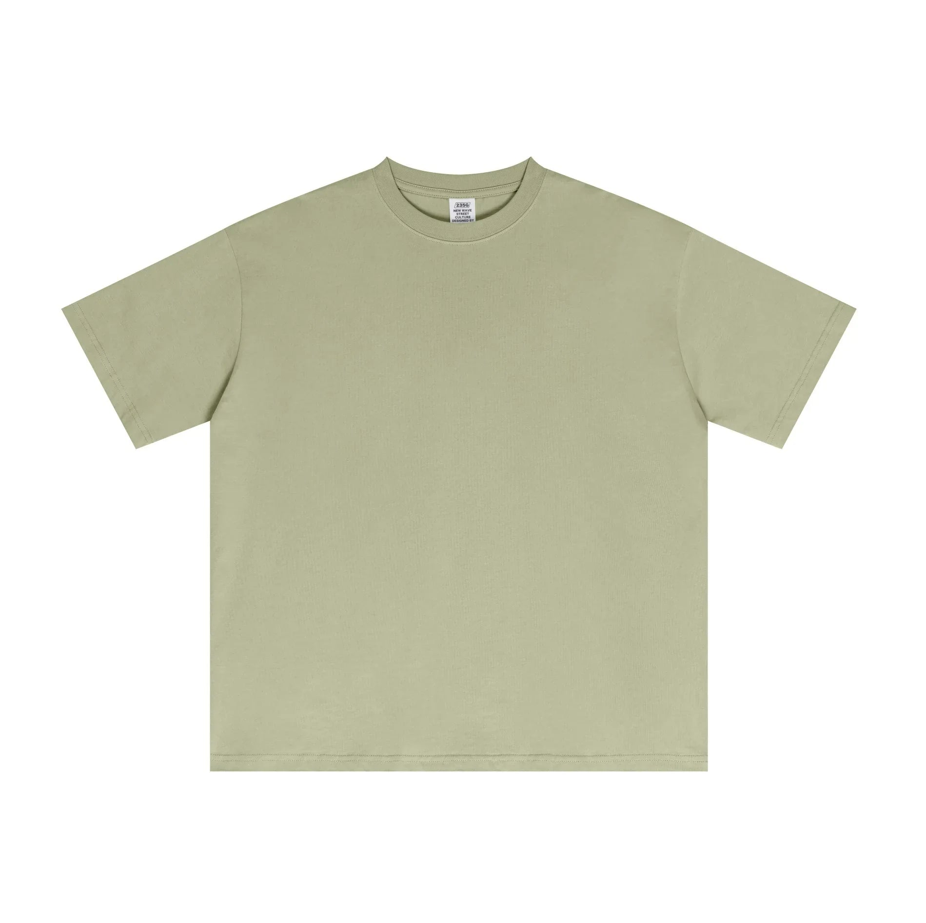 Men Solid Color Loose Fit T-Shirt
