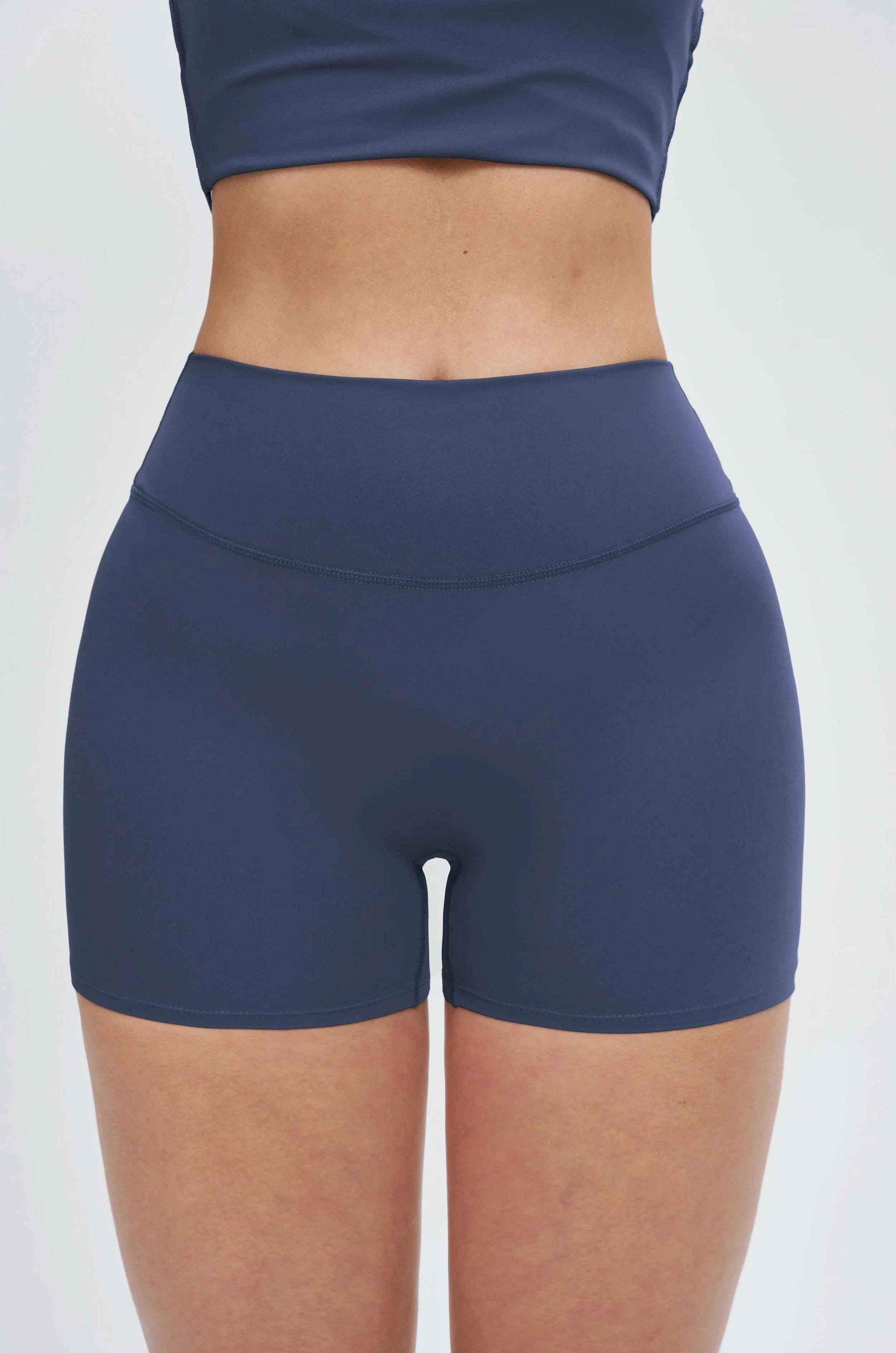 Brushed High-Waist Sculpting Shorts