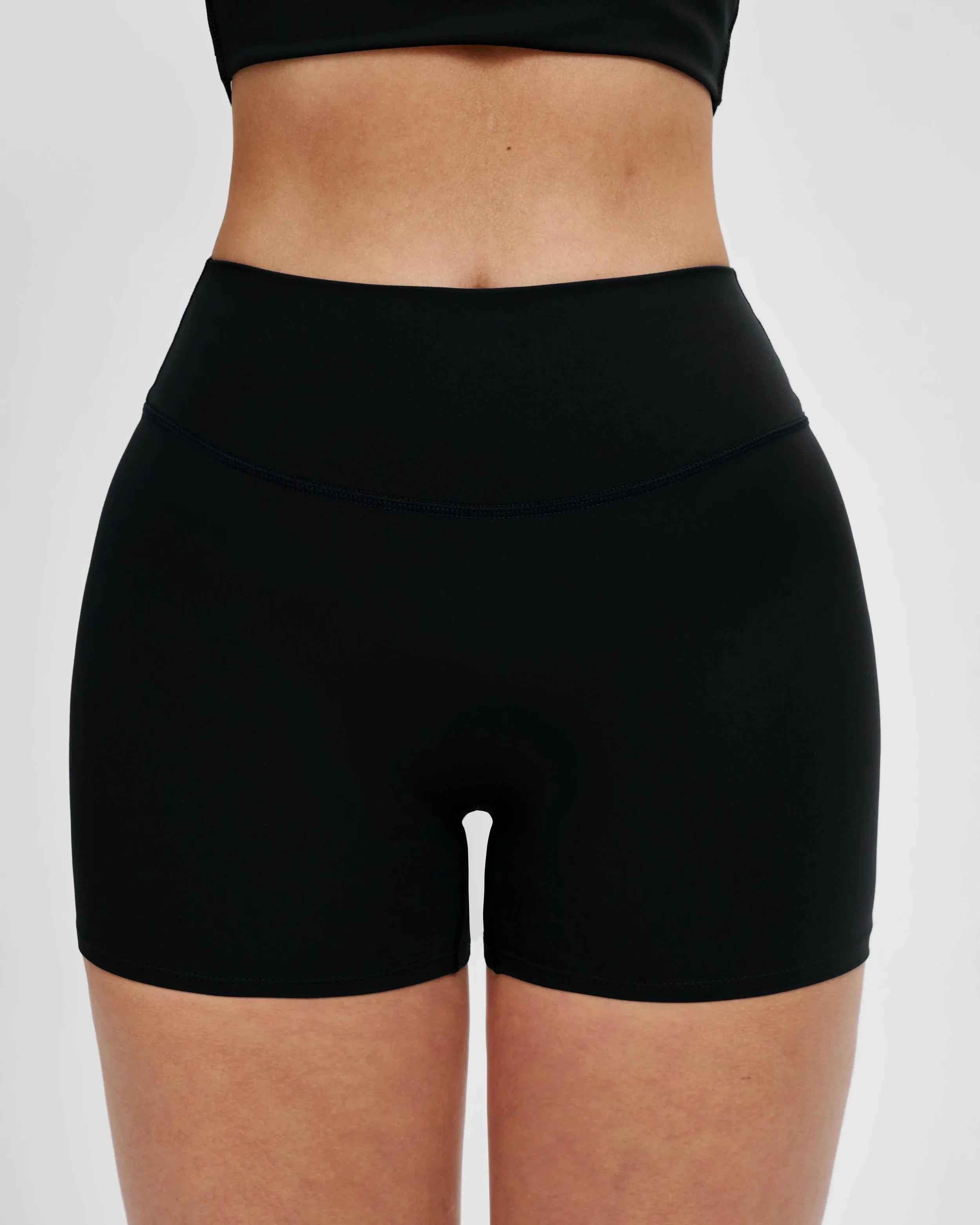 Brushed High-Waist Sculpting Shorts