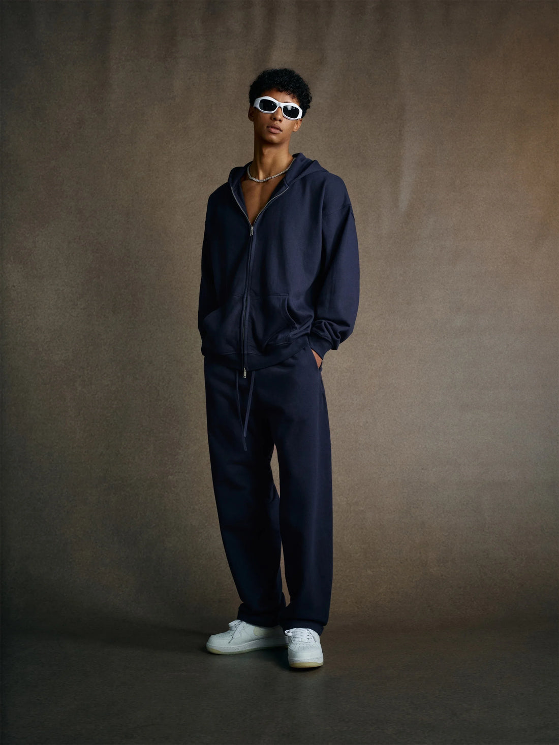 Double Zipper Oversized Hoodie