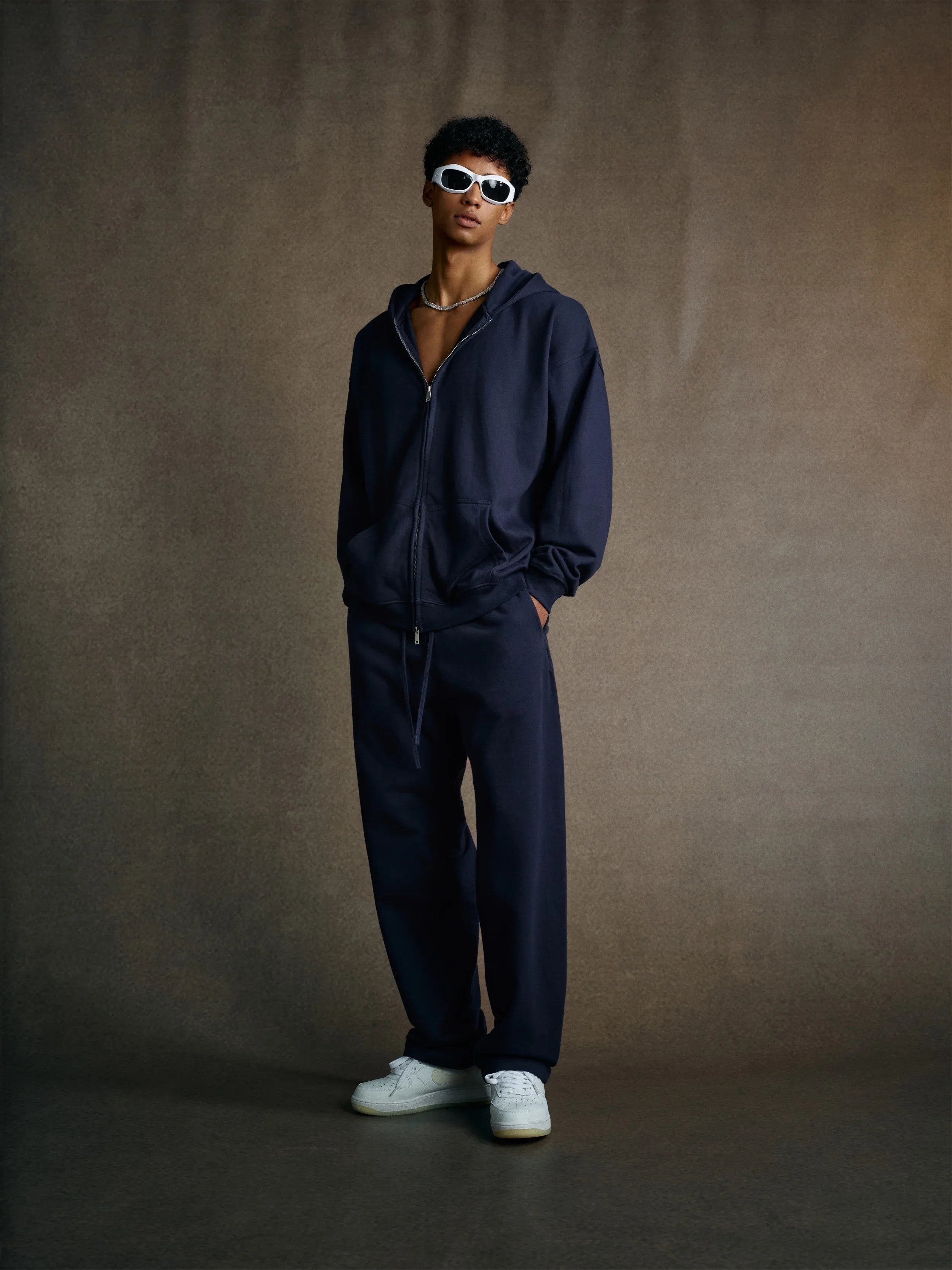 Double Zipper Oversized Hoodie