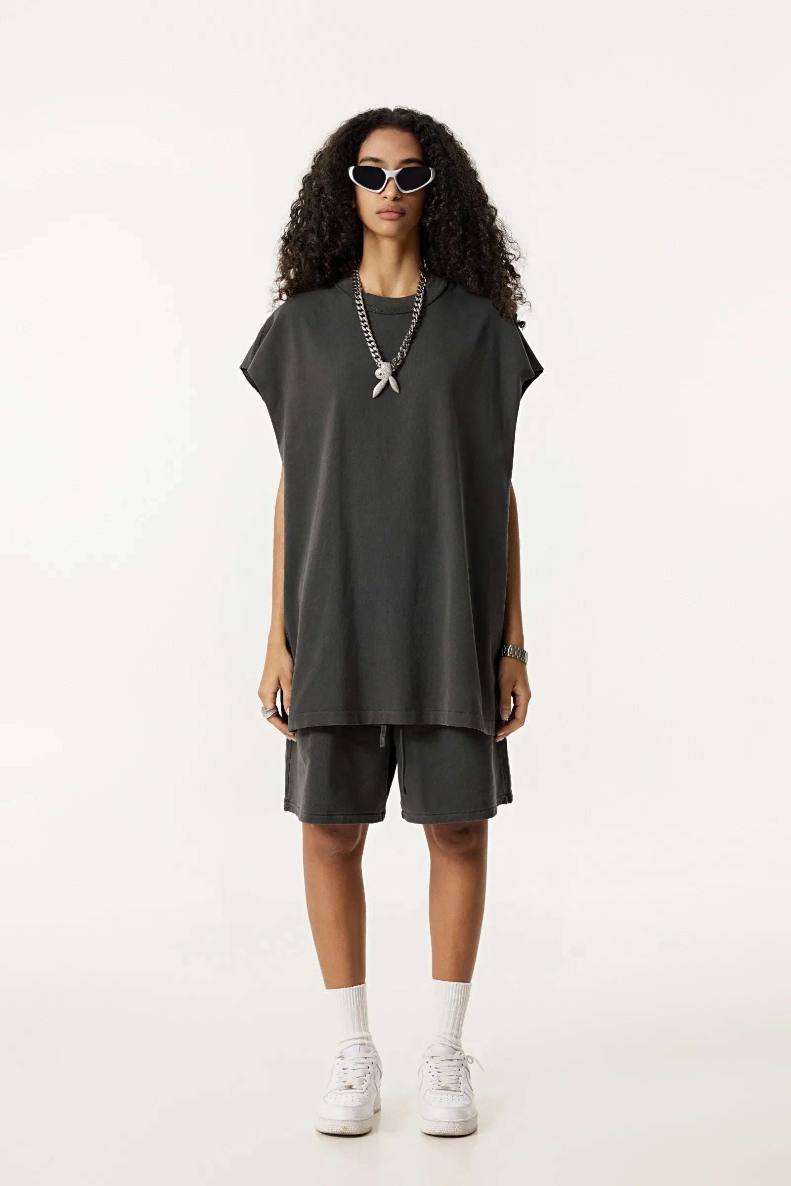 Oversized Sleeveless Tank Top