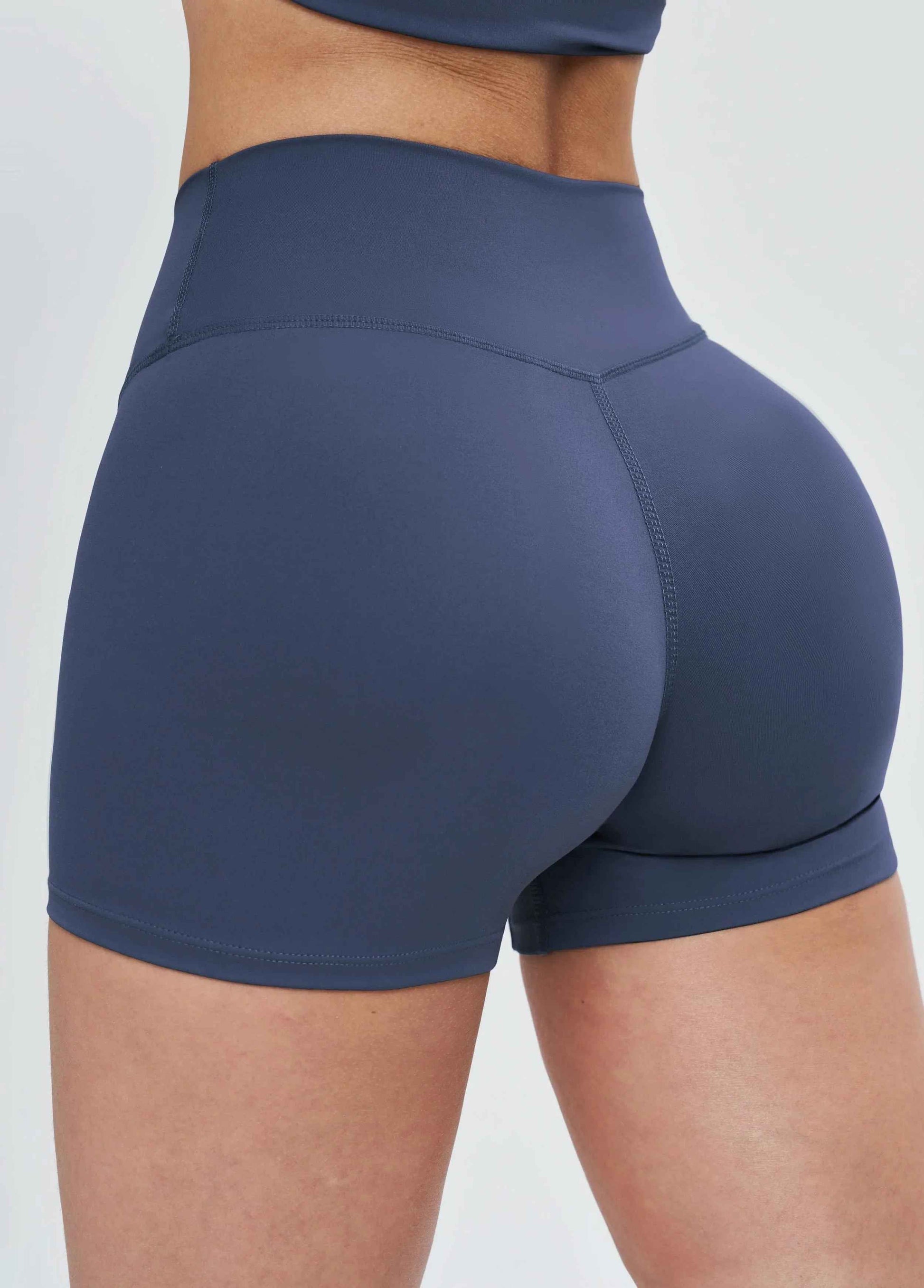 Brushed High-Waist Sculpting Shorts