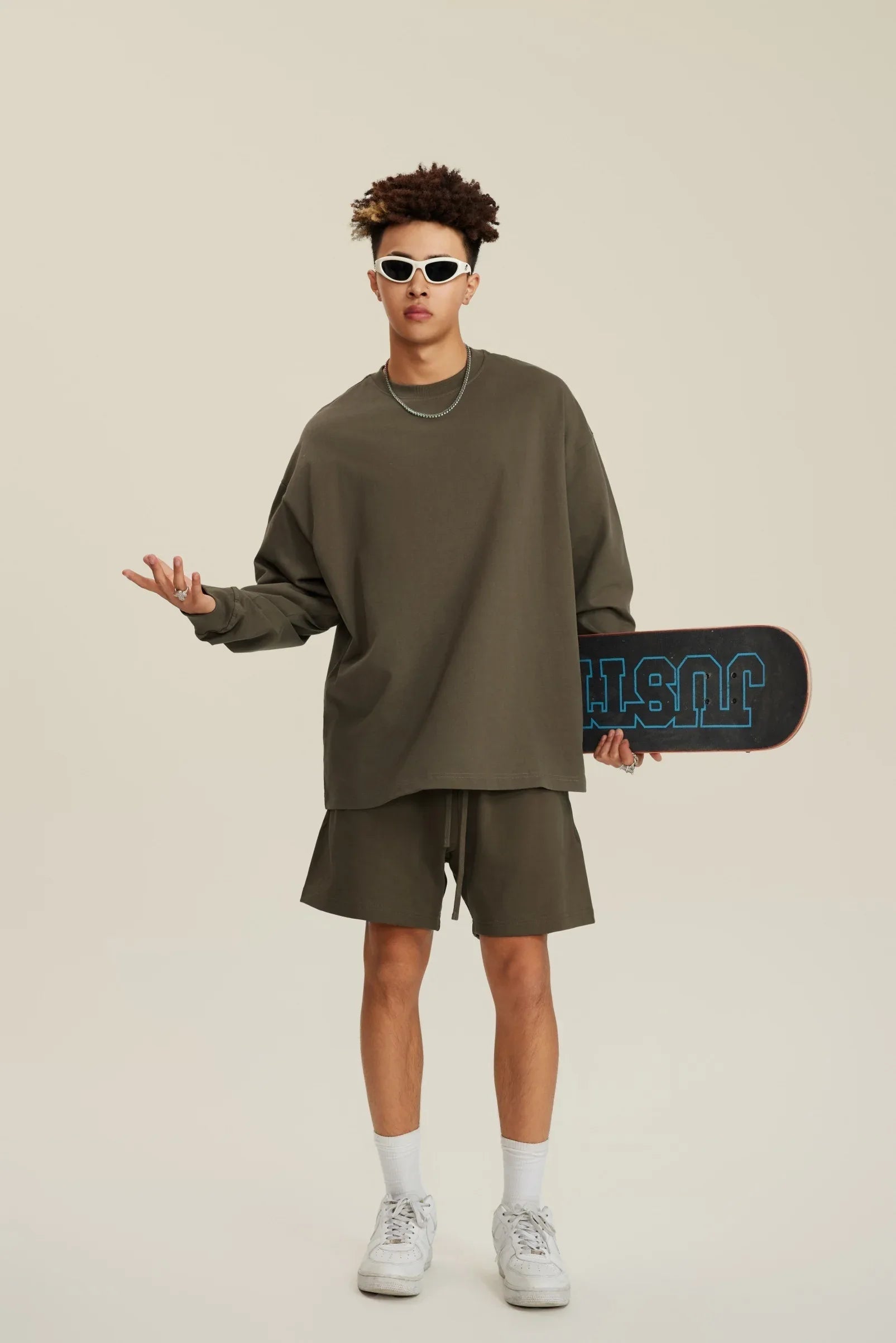 Pure Cotton Oversized Long Sleeve